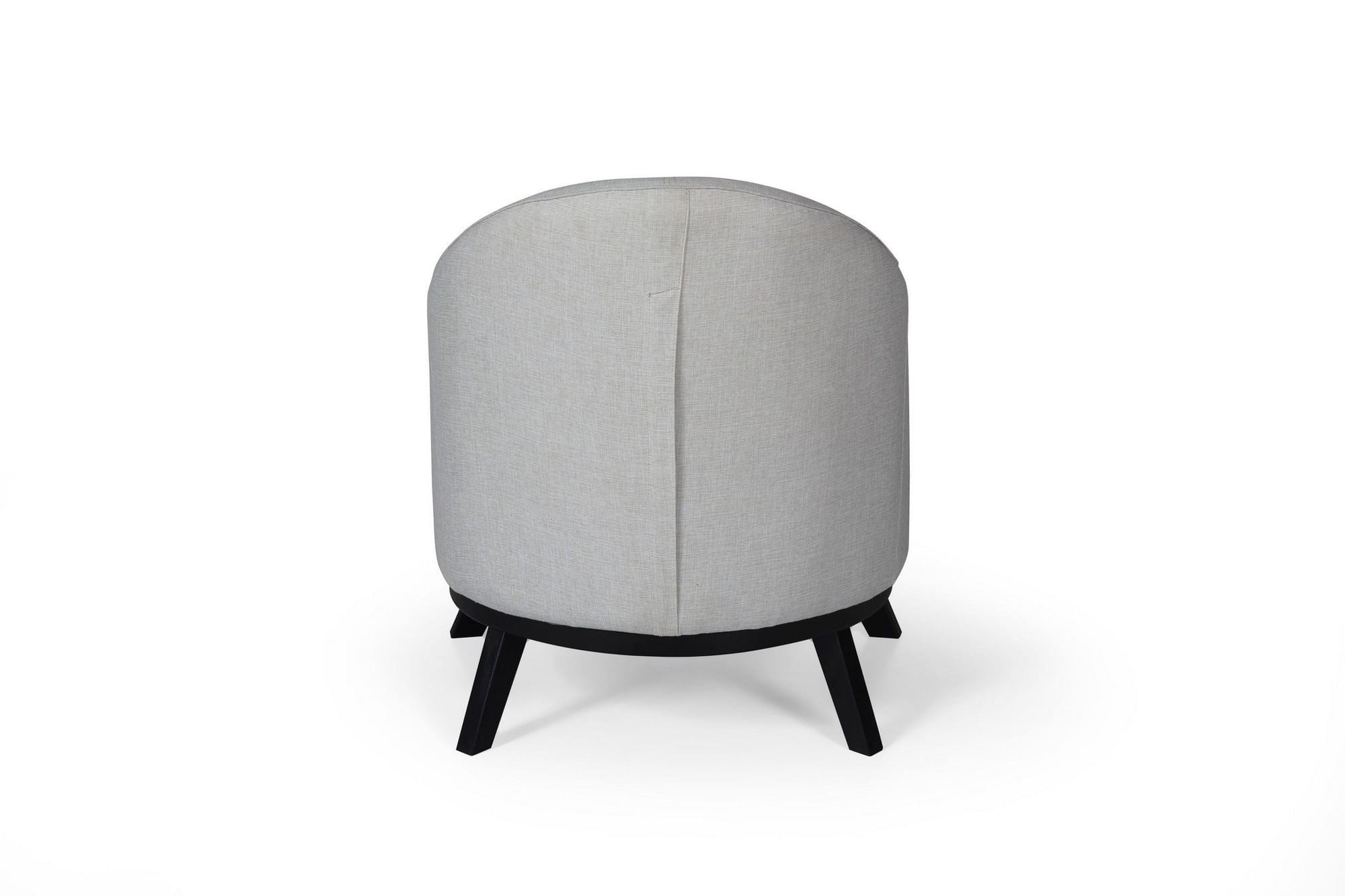 Fotoliu, Atelier Del Sofa, lemn fag si pal, gri deschis, 75x90x82 cm — imaginea 5