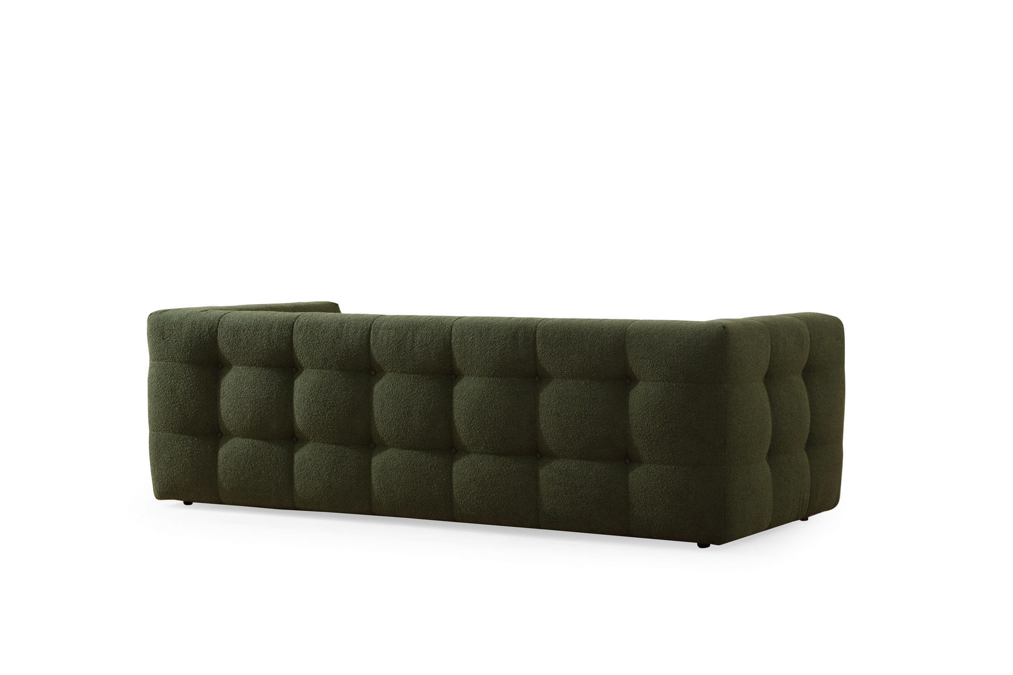 Canapea 3 locuri, Hanah Home, lemn fag, verde, 235x100x72 cm — imaginea 5