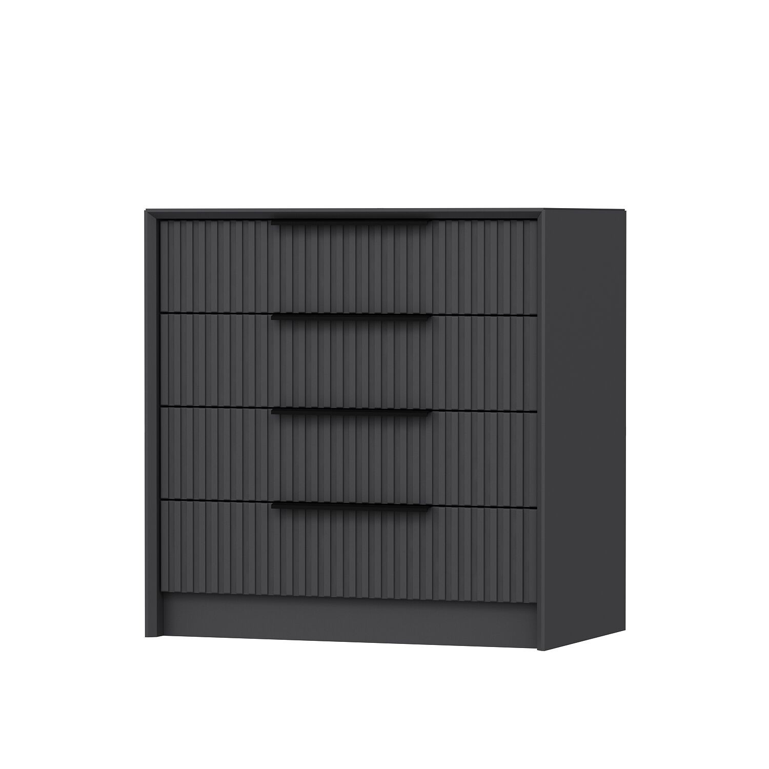 Comoda, Hanah Home, pal melaminat, antracit, 72x45x77 cm — imaginea 6