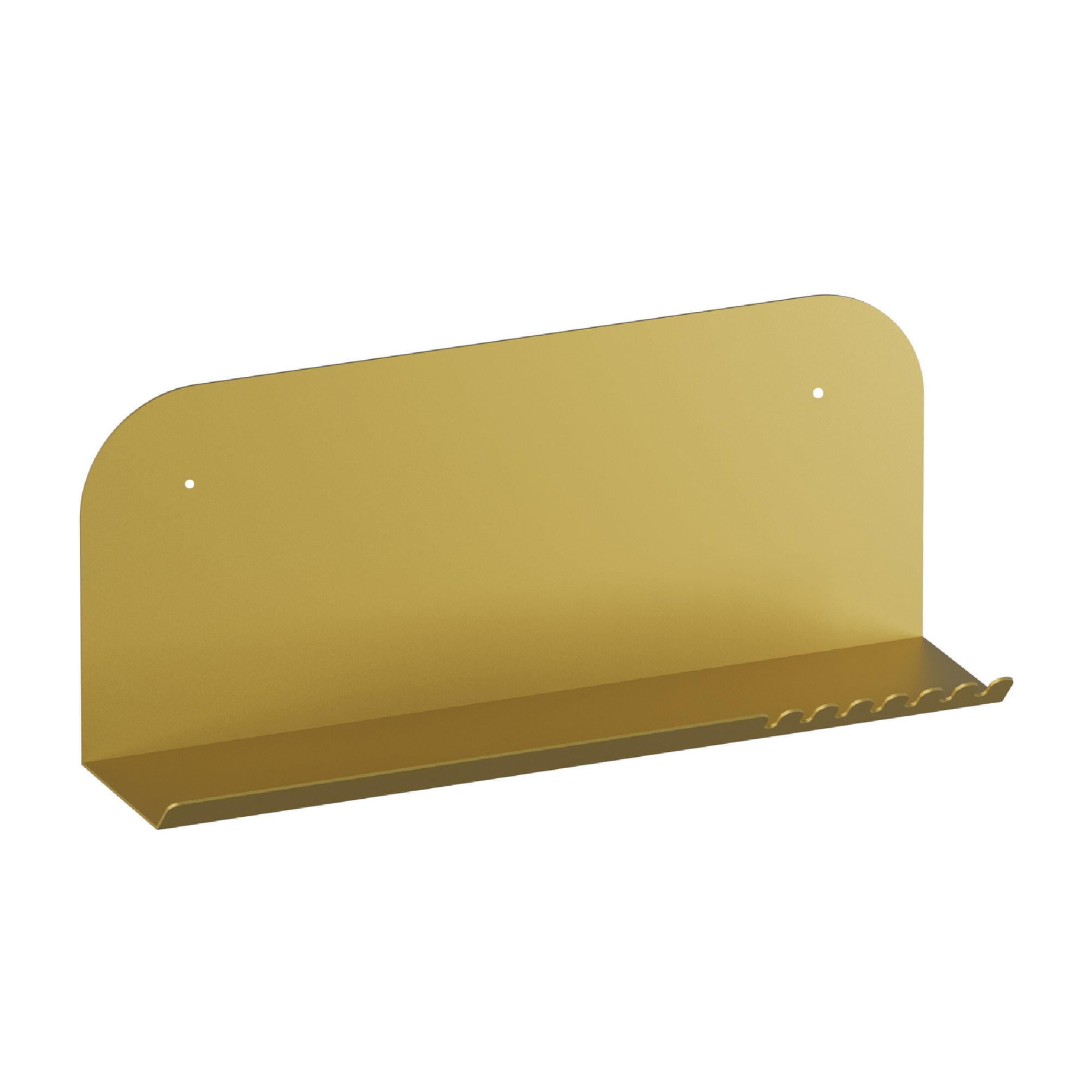 Raft de perete, Hanah Home, metal, auriu, 55x23x12 cm — imaginea 4