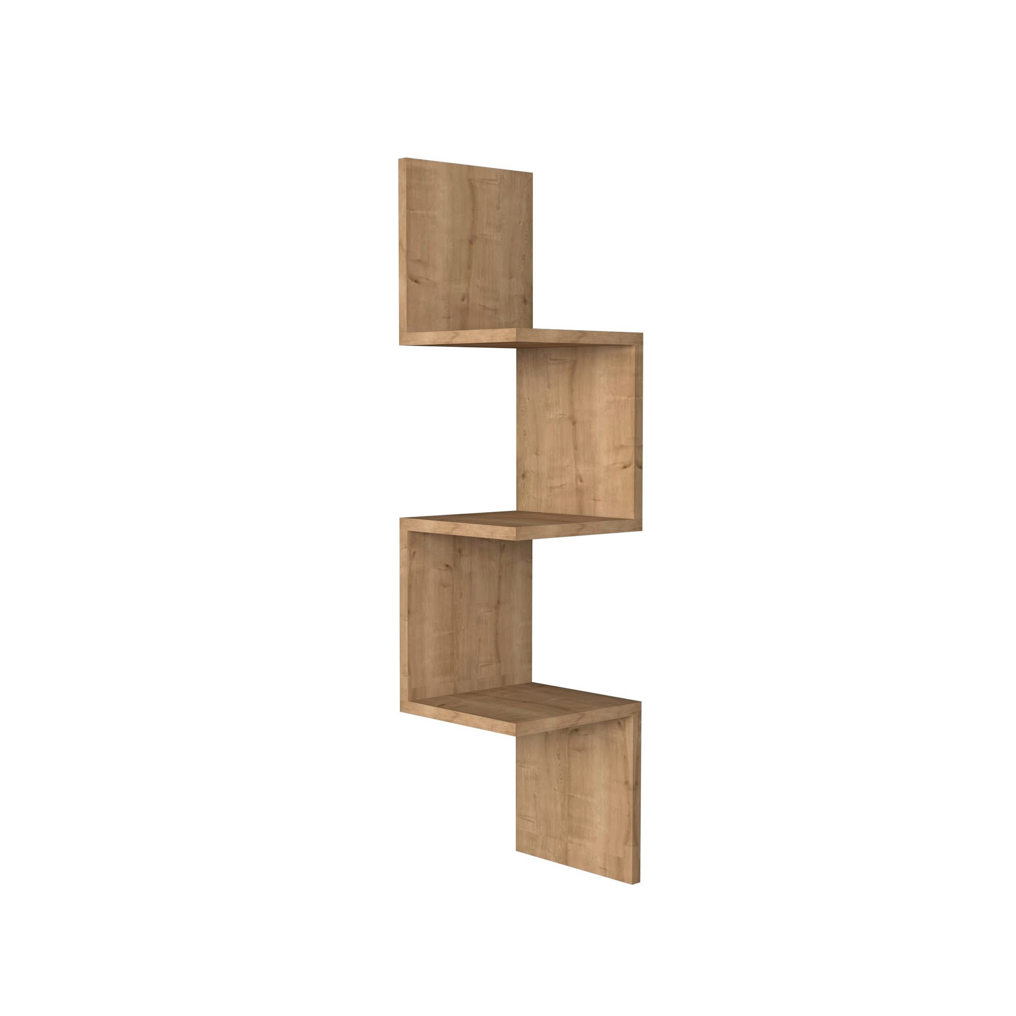 Raft de perete, Hanah Home, pal melaminat, safir, 105.4x25x25 cm