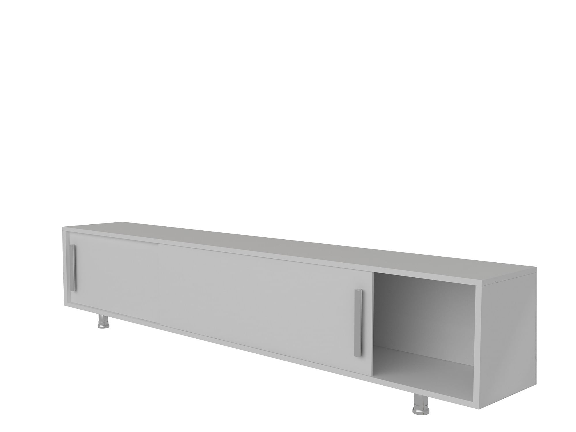 Comoda tv, Hanah Home, pal melaminat, alb, 180x40x30 cm, 875ZNA3015 — imaginea 4