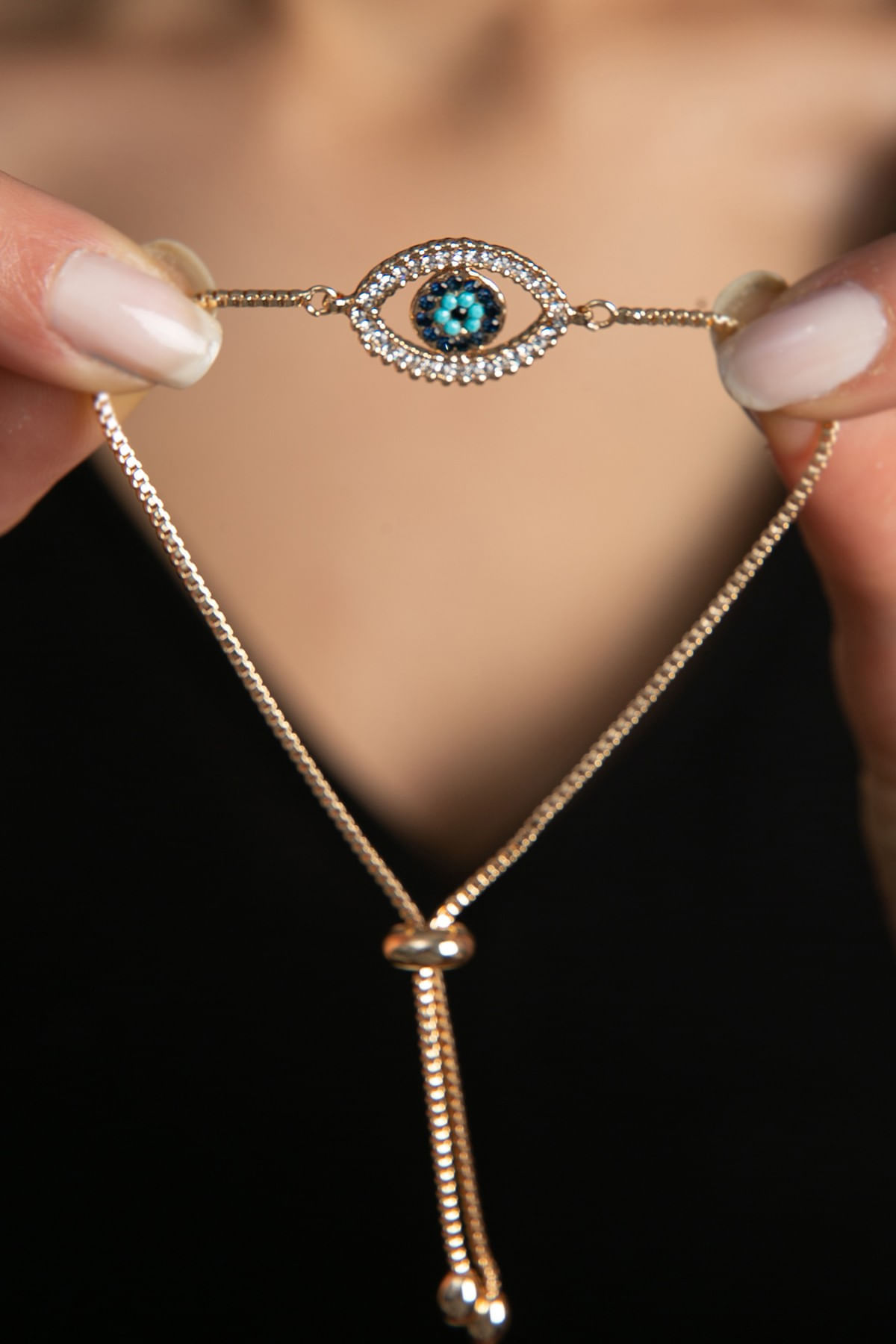 Bratara, Heliophilia, metal, multicolor, lungime reglabila, 24 cm, 948ELK1193