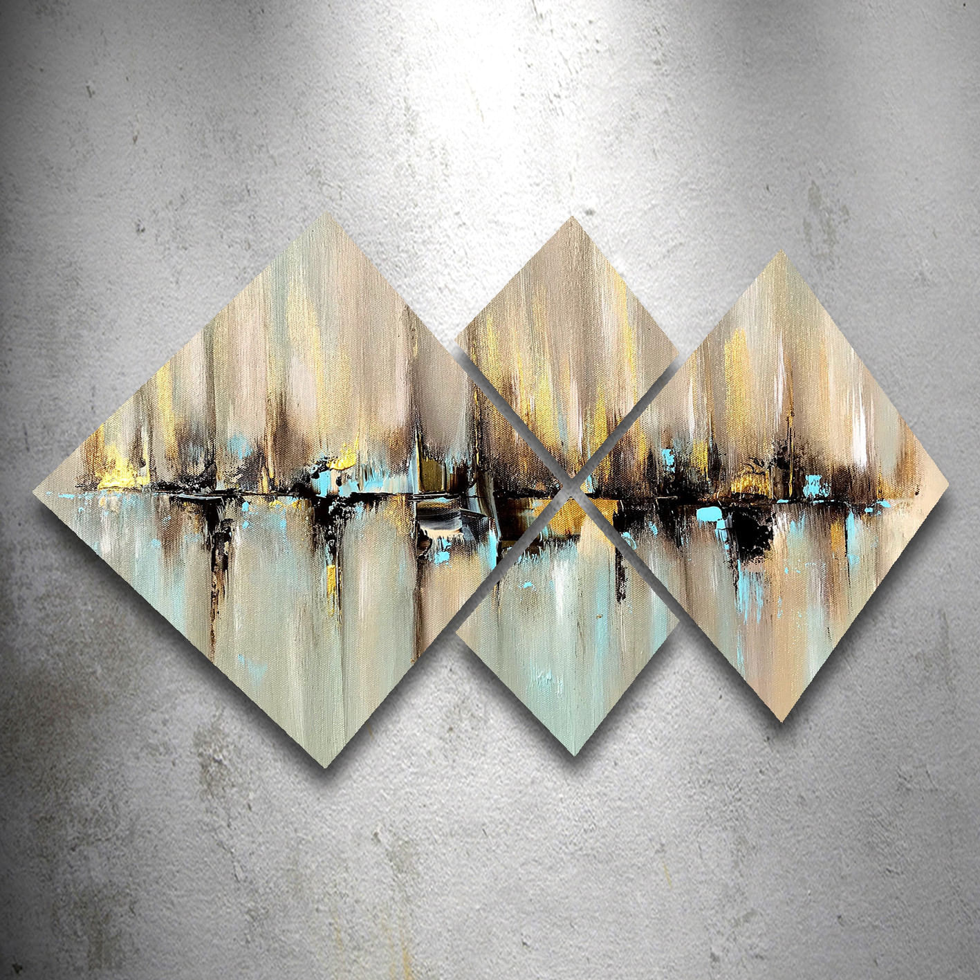 Tablou decorativ, Wallxpert, mdf, multicolor, 60x115 cm