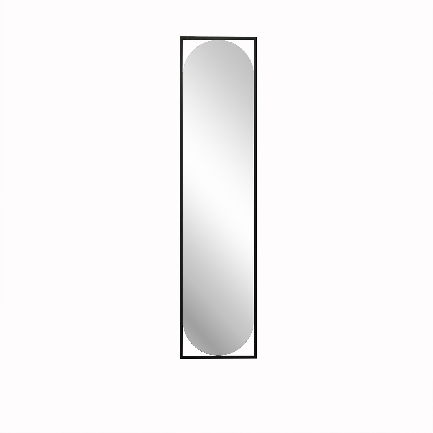 Oglinda, Hanah Home, mdf, negru, 40x167 cm