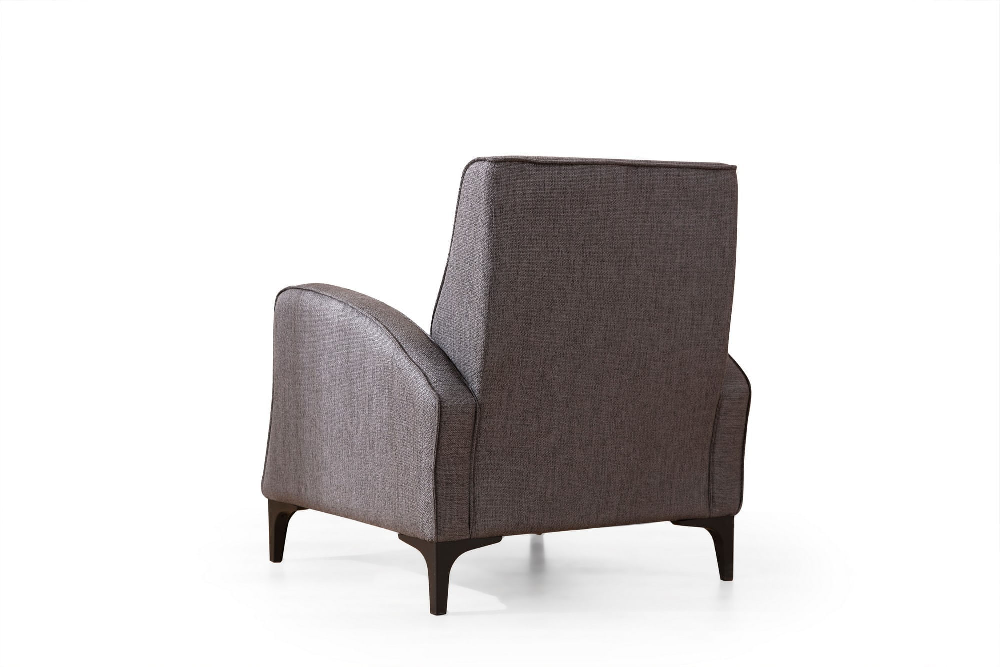 Fotoliu, Hanah Home, poliester, antracit, 78x87x78 cm — imaginea 3