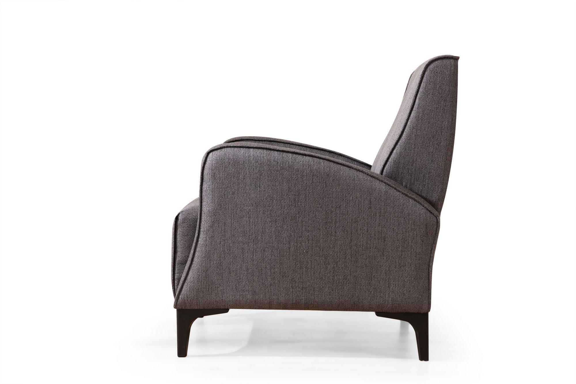 Fotoliu, Hanah Home, poliester, antracit, 78x87x78 cm — imaginea 4