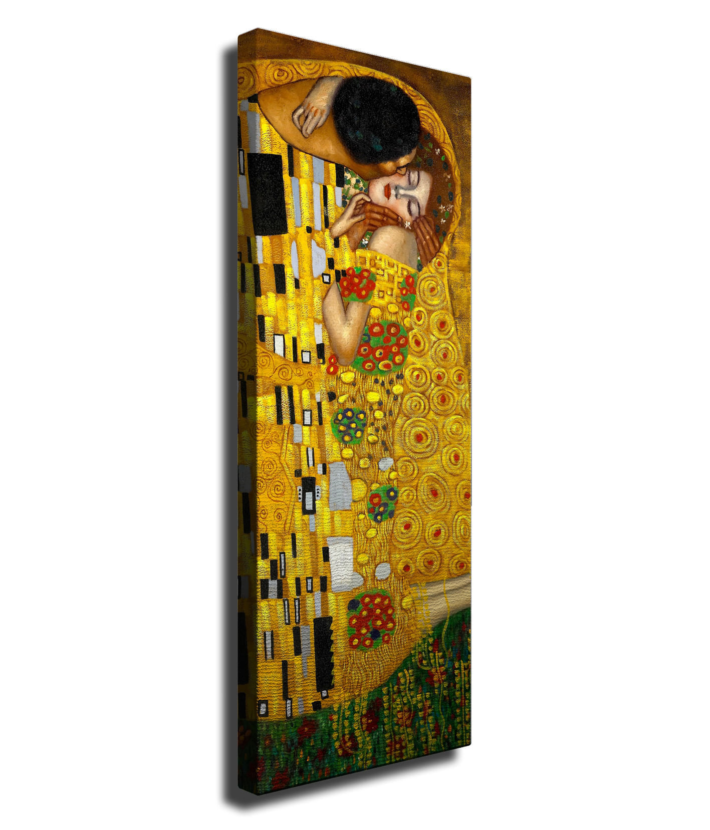 Tablou canvas decorativ, Wallxpert, multicolor, panza, rama lemn, 30x80 cm, 265VGA1110
