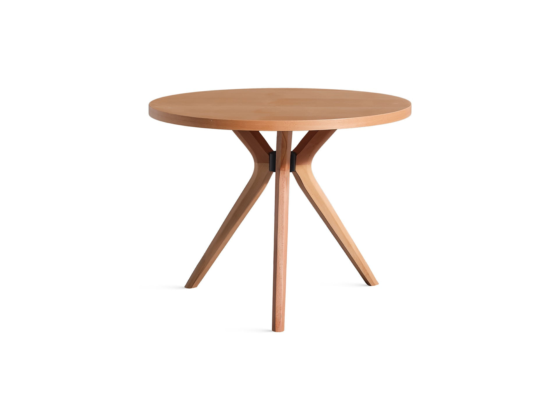 Masa de dining, Hanah Home, lemn de fag, natural, 100x100x75 cm, 117FRF1410