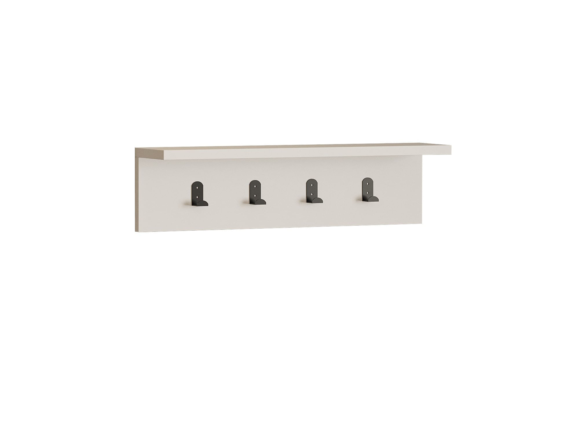 Raft de perete, Hanah Home, pal melaminat, alb, 60x14.5x16.3 cm — imaginea 5