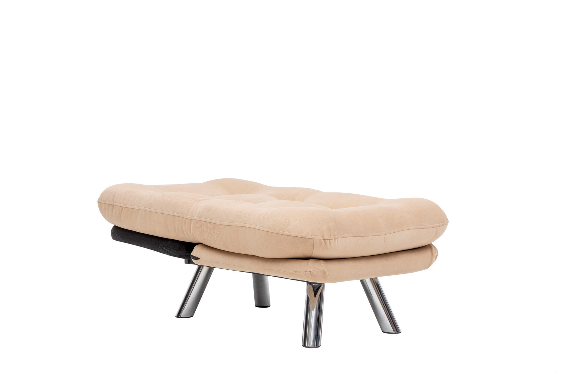 Canapea extensibila, Atelier Del Sofa, metal, tesatura moale, crem, 110x70 cm — imaginea 3