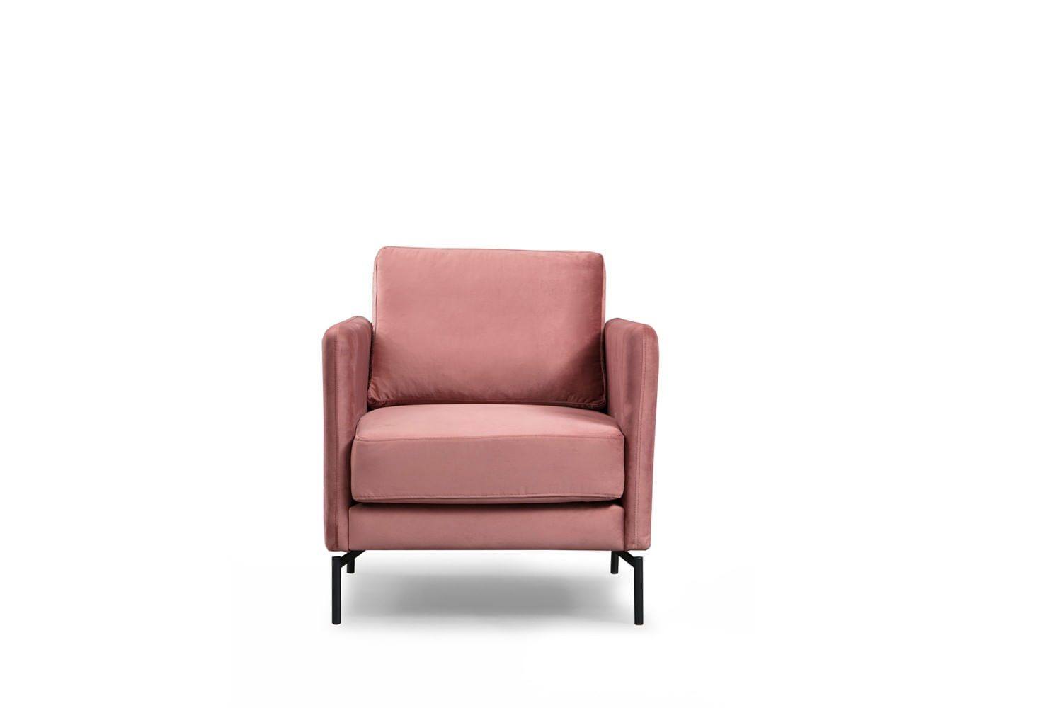 Fotoliu, Hanah Home, lemn fag si poliester, roz, 81x87x90 cm — imaginea 3