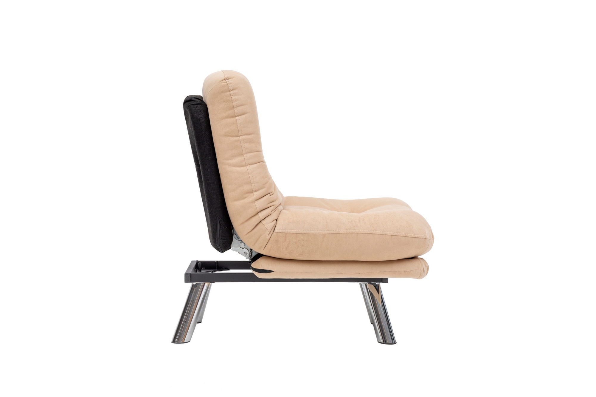 Canapea extensibila, Atelier Del Sofa, metal, tesatura moale, crem, 110x70 cm — imaginea 6