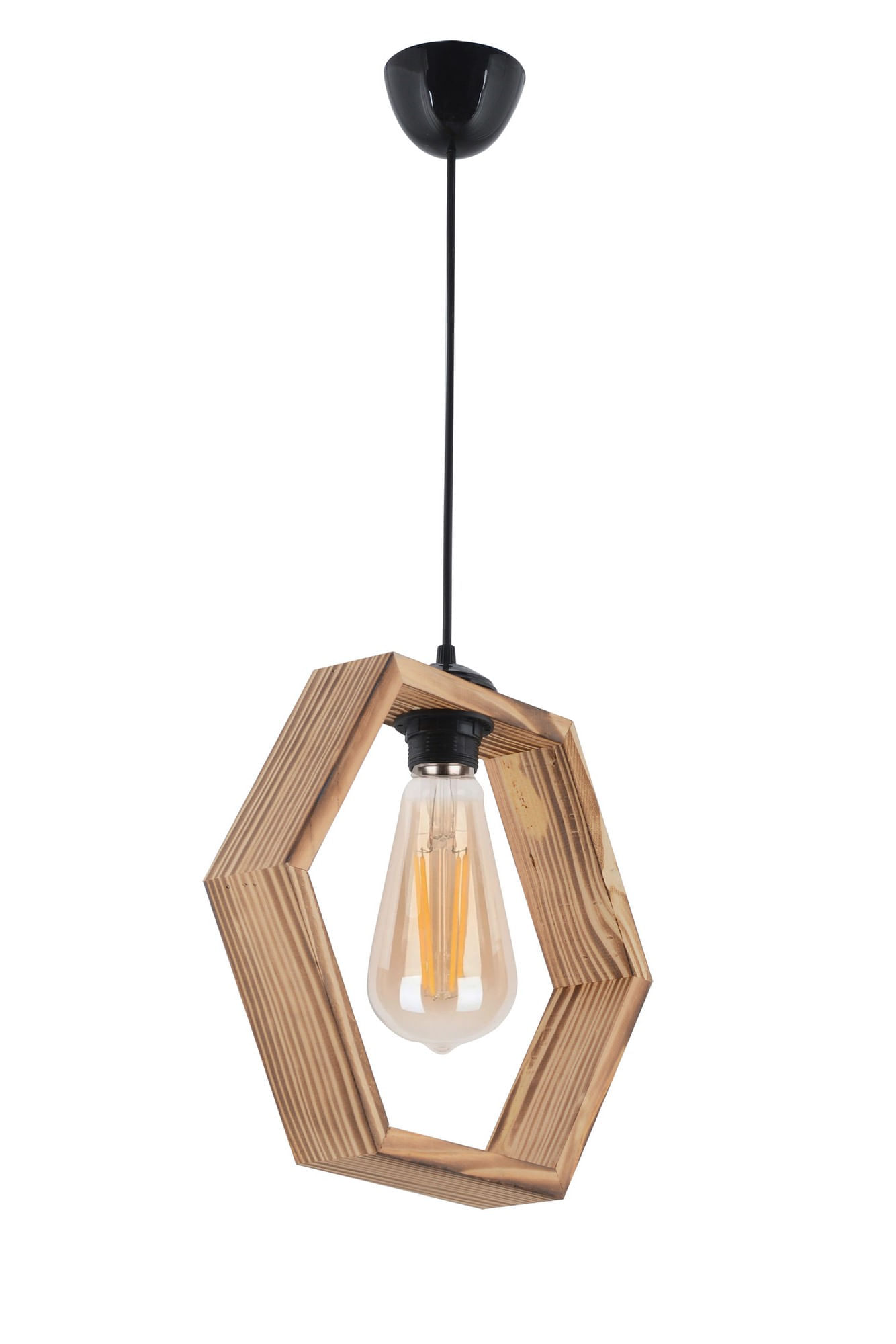 Candelabru, Opviq, lemn, natural, 30x26x70 cm