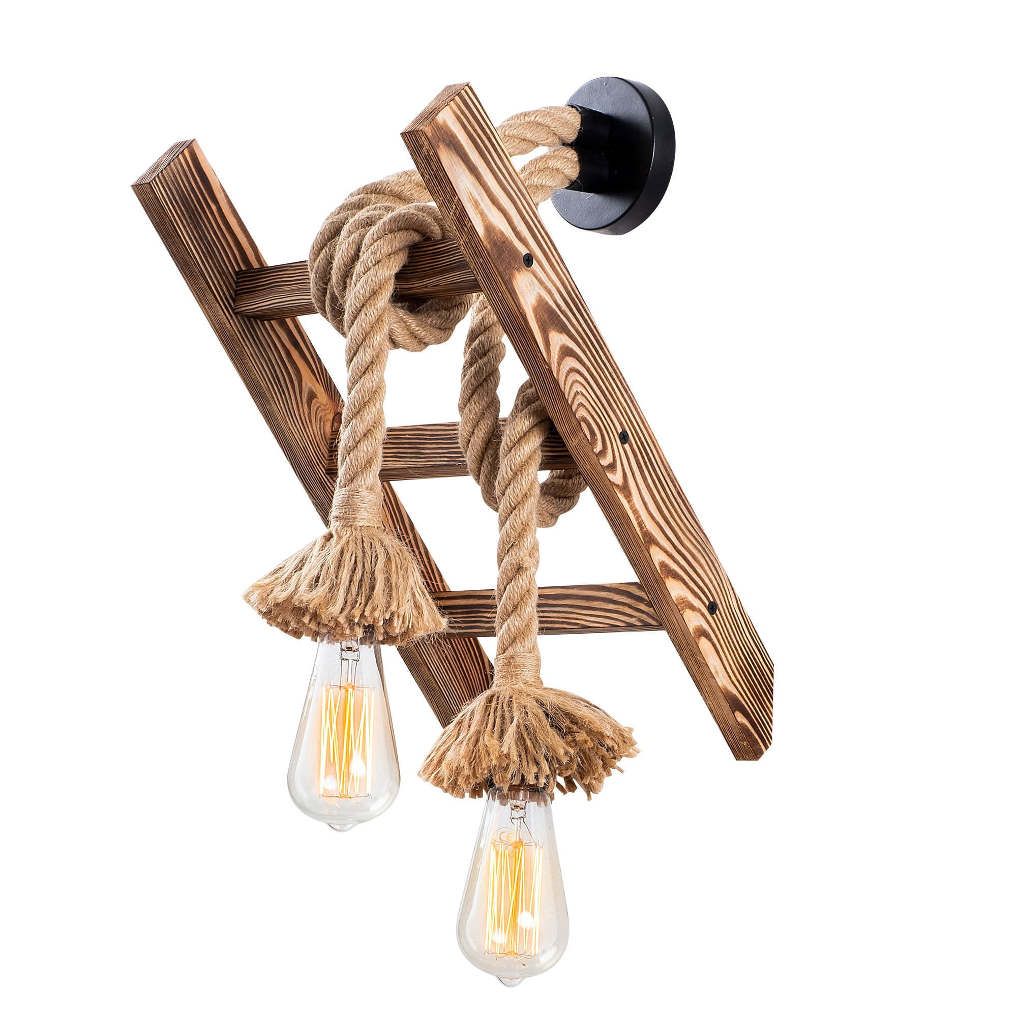 Aplica, Opviq, lemn de carpen, culoare lemn, 25x26x45 cm