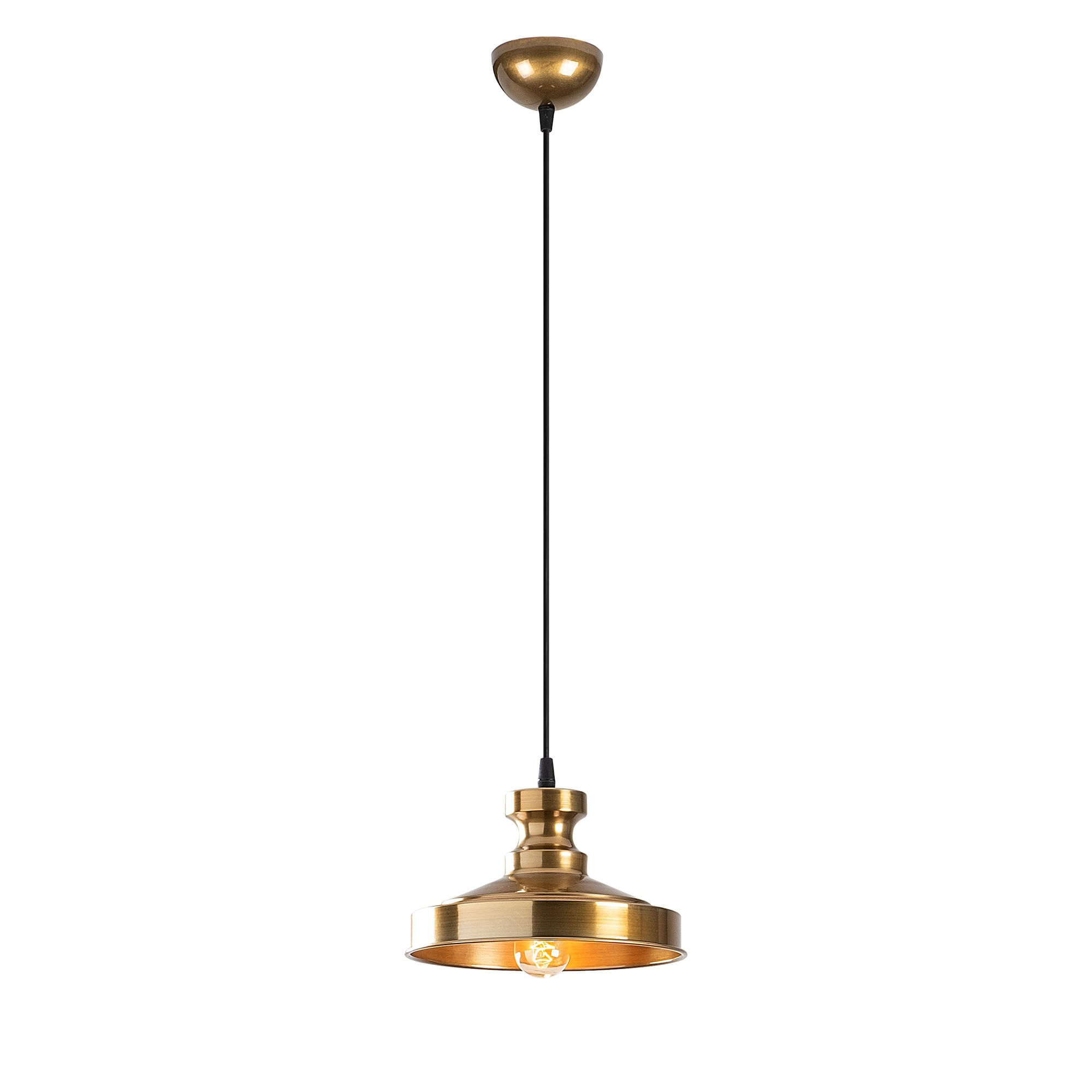 Candelabru, Opviq, metal, auriu, 22x22x109 cm