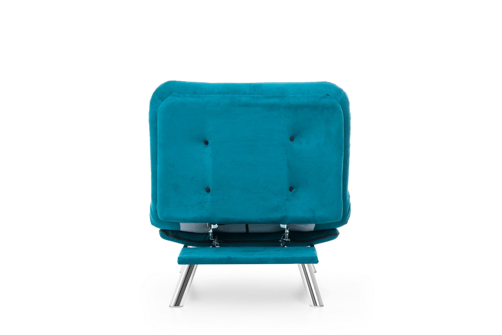 Fotoliu, Hanah Home, tesatura moale, verde petrol, 88x90x105 cm — imaginea 8