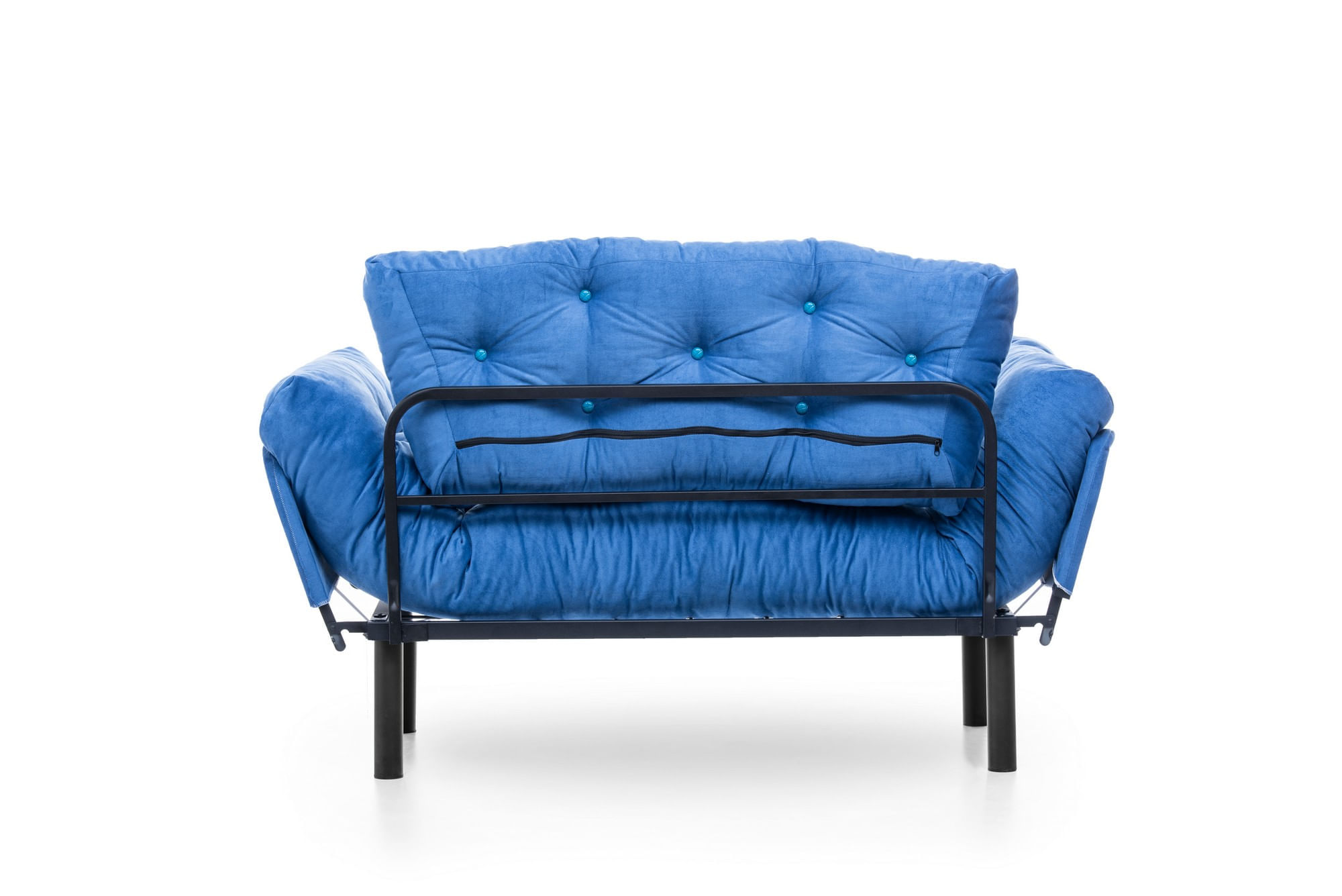 Canapea extensibila, Hanah Home, metal, albastru, 155x85x70 cm — imaginea 10
