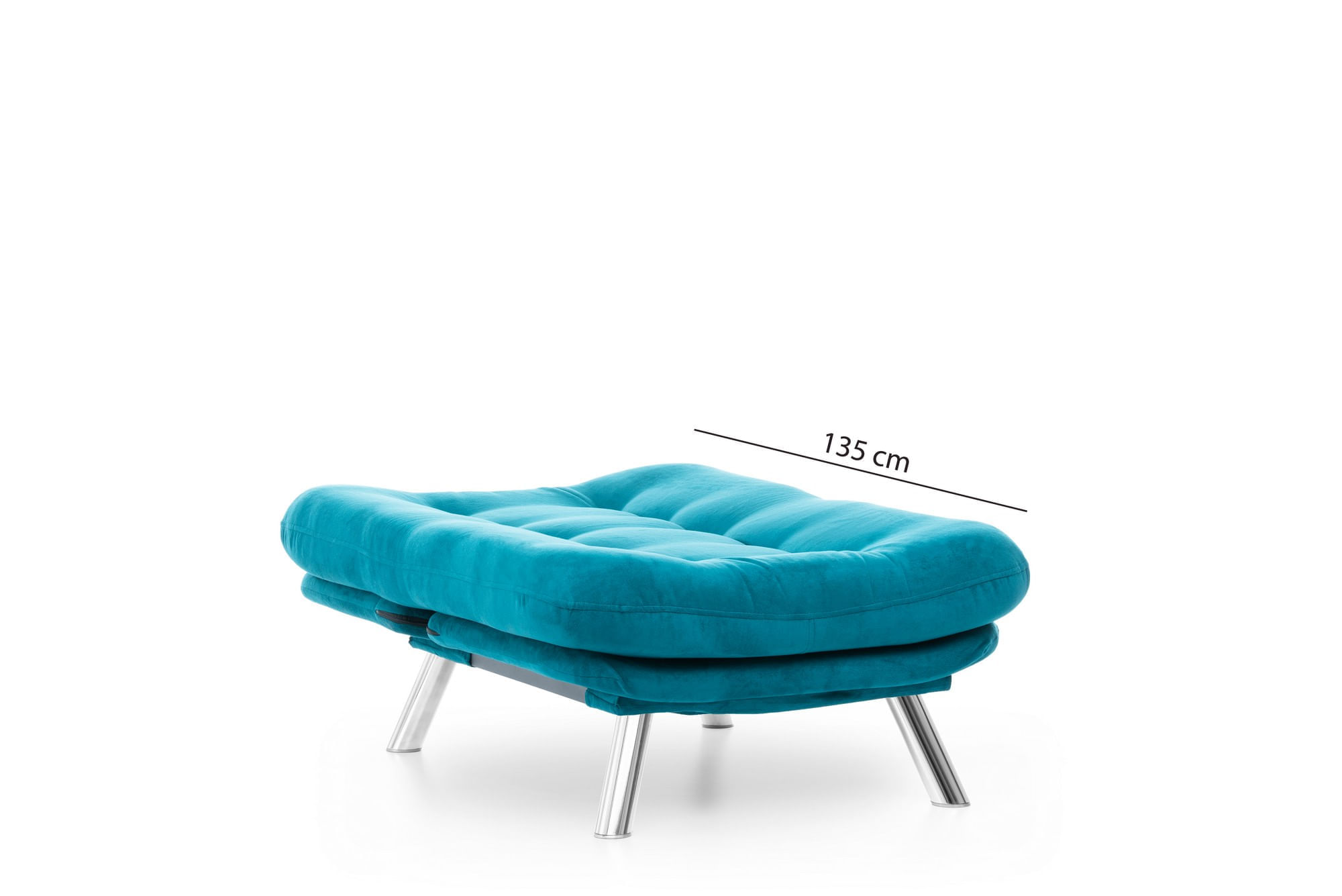 Fotoliu, Hanah Home, tesatura moale, verde petrol, 88x90x105 cm — imaginea 10