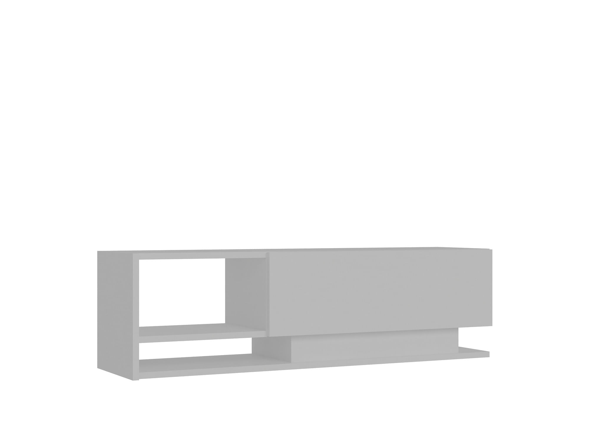 Comoda tv, Hanah Home, panou de particule acoperit cu melamina, alb, 120x35x31.8 cm — imaginea 5