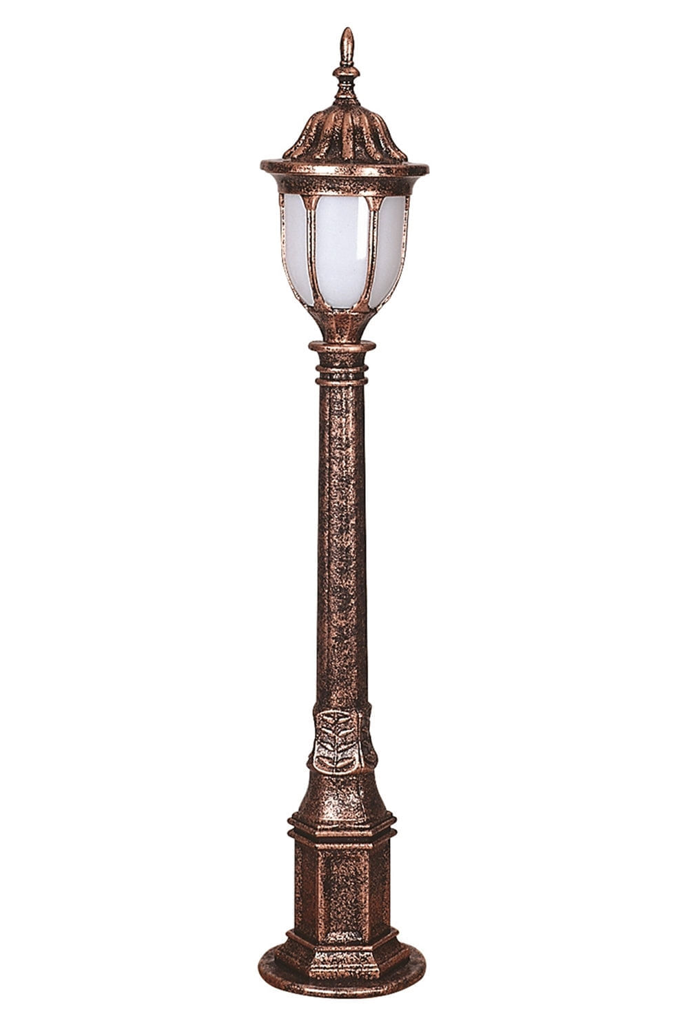 Stalp iluminat exterior, Opviq, abs, maro, 95x16 cm
