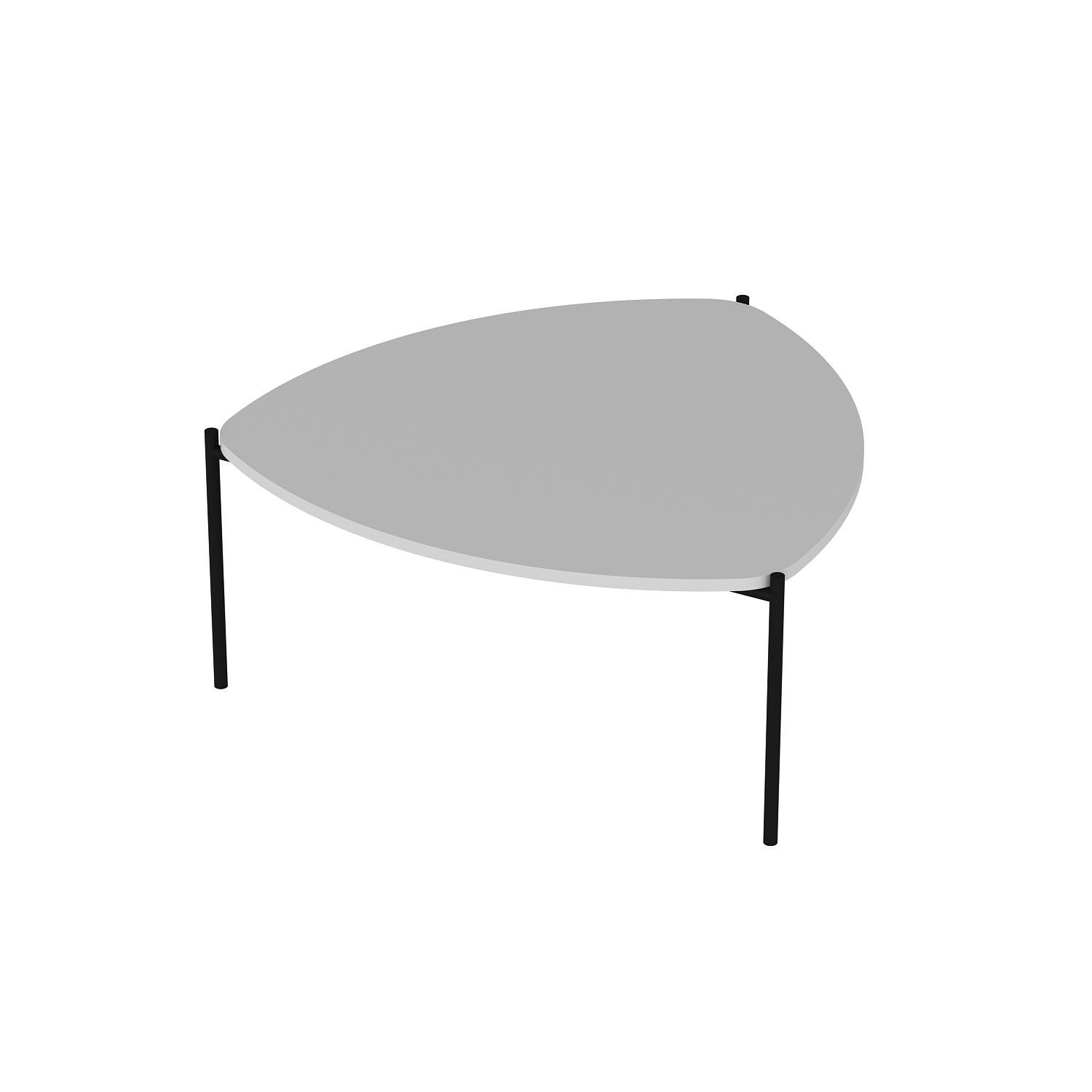 Masuta de cafea, Hanah Home, pal melaminat, alb, 90x89x40 cm — imaginea 5