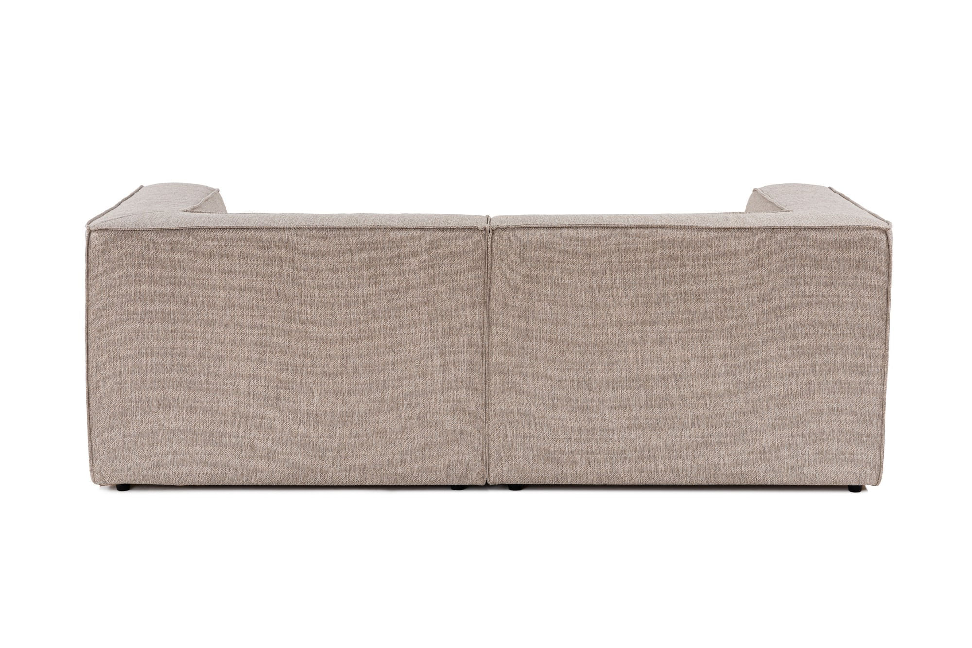 Canapea 2 locuri, Atelier Del Sofa, lemn de carpen, stofa in, bej nisip, 190x95x65 cm — imaginea 7