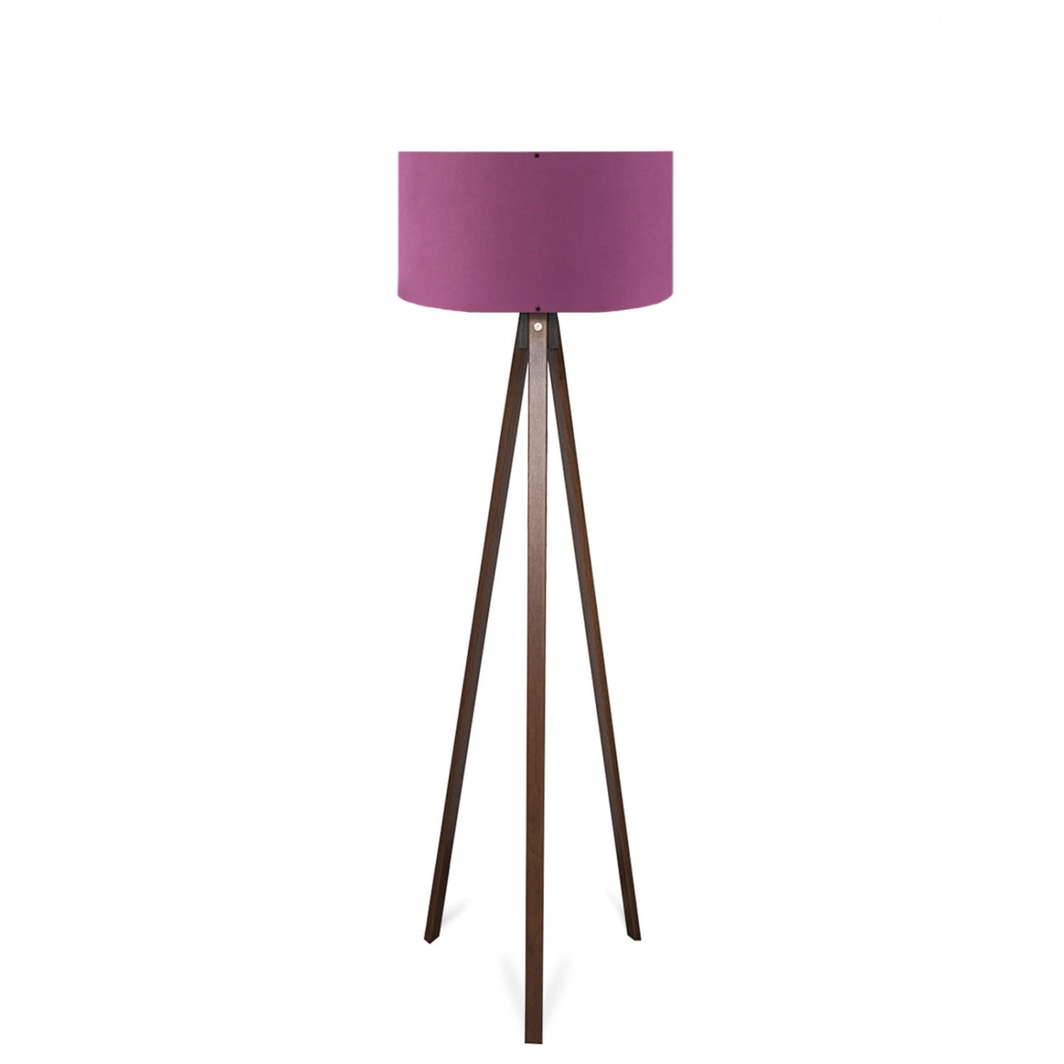 Lampadar, Opviq, lemn, mov, 21x38 cm, 140 cm