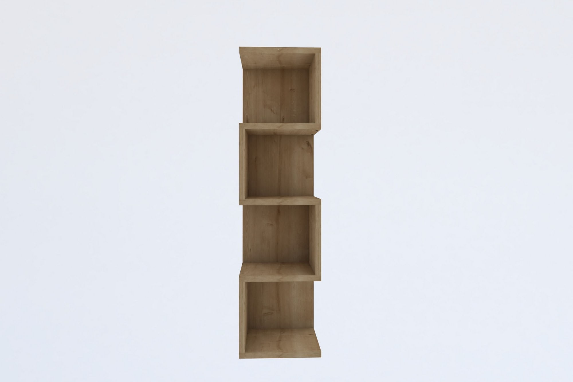 Biblioteca, Hanah Home, pal melaminat, stejar safir, 25x27x95 cm