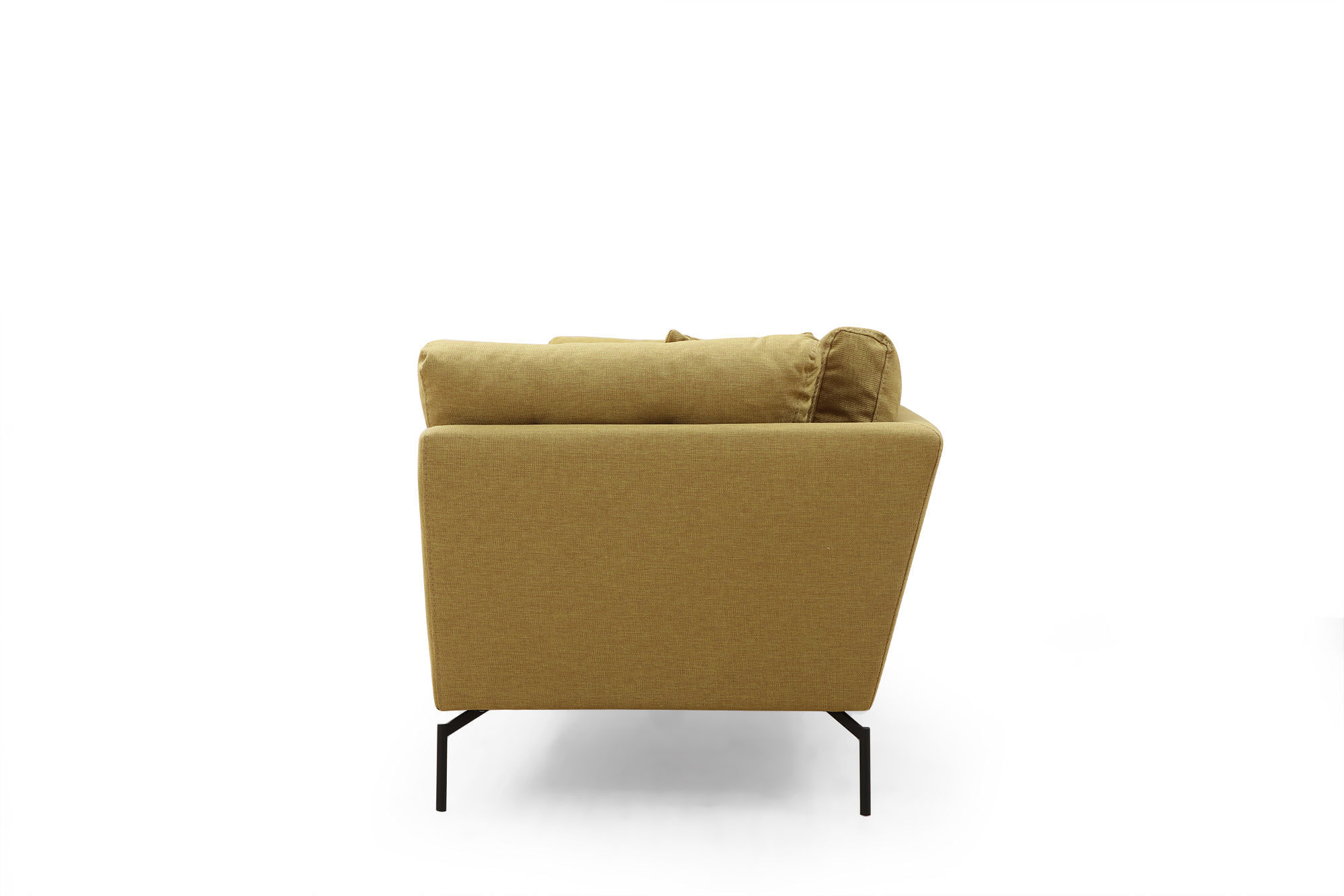 Canapea 3 locuri, Hanah Home, lemn fag si pal, galben verzui, 214x90x84 cm — imaginea 8