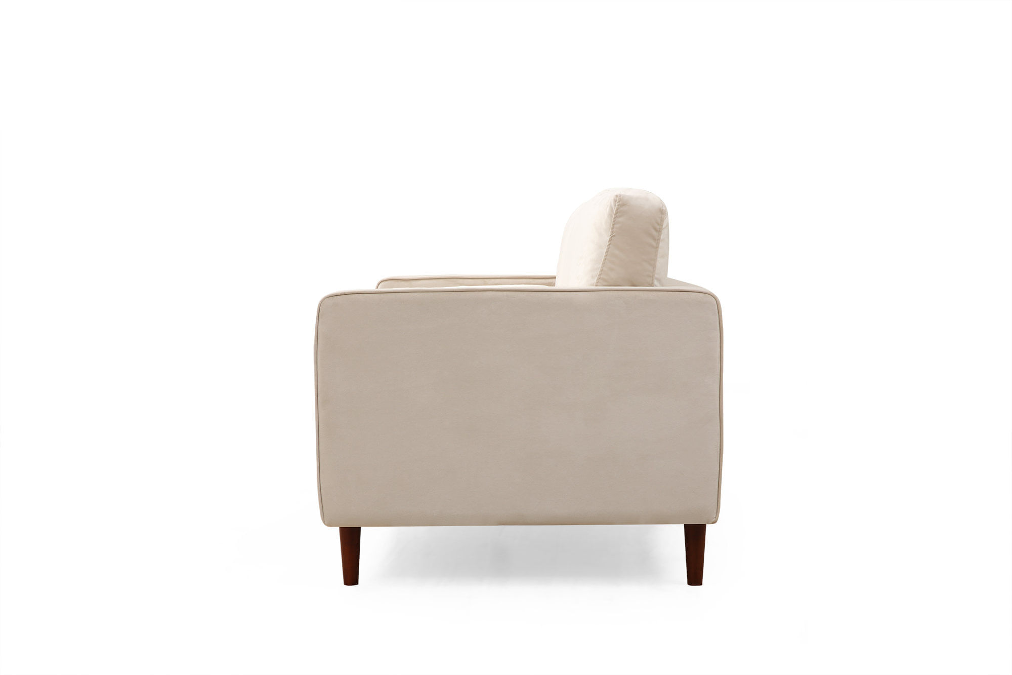 Canapea 2 locuri, Atelier Del Sofa, lemn de fag, bej, 175x90x70 cm — imaginea 3