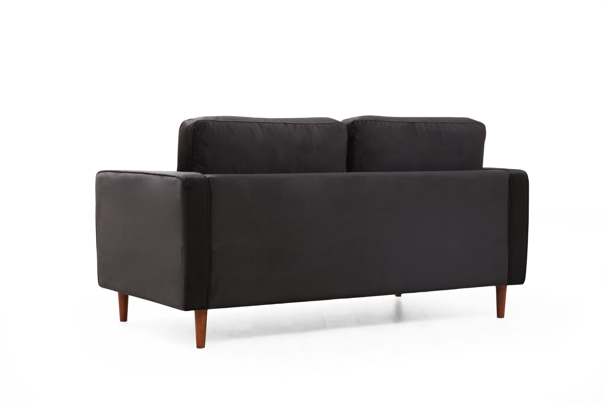 Canapea 2 locuri, Atelier Del Sofa, lemn fag, negru stejar, 175x90x70 cm — imaginea 5