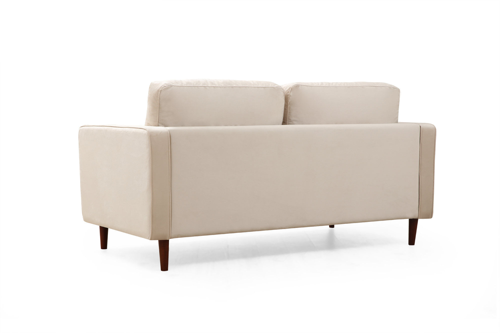 Canapea 2 locuri, Atelier Del Sofa, lemn de fag, bej, 175x90x70 cm — imaginea 4
