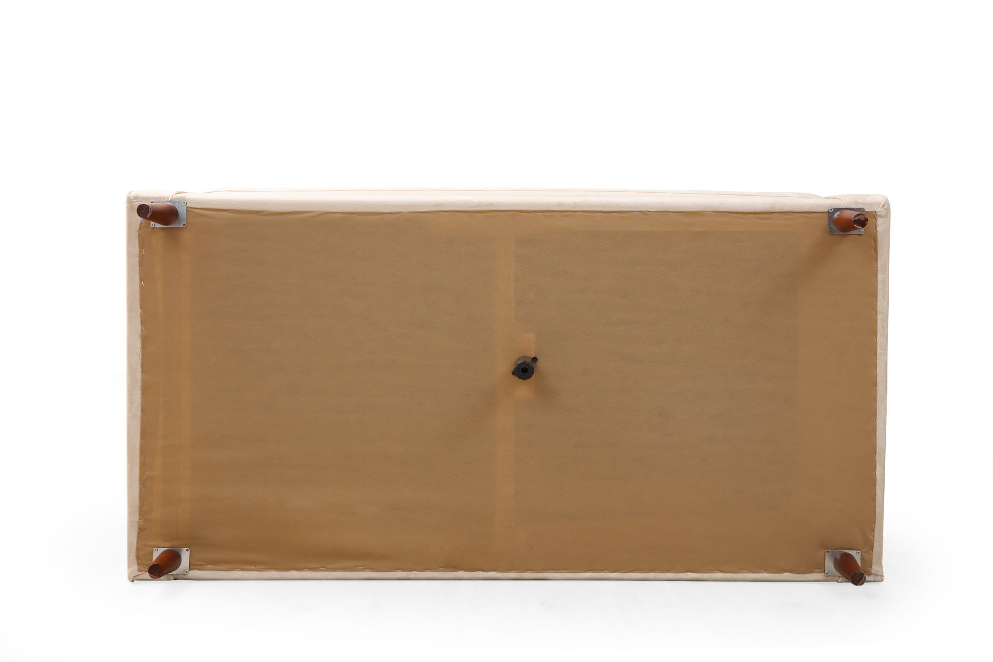 Canapea 2 locuri, Atelier Del Sofa, lemn de fag, bej, 175x90x70 cm — imaginea 7