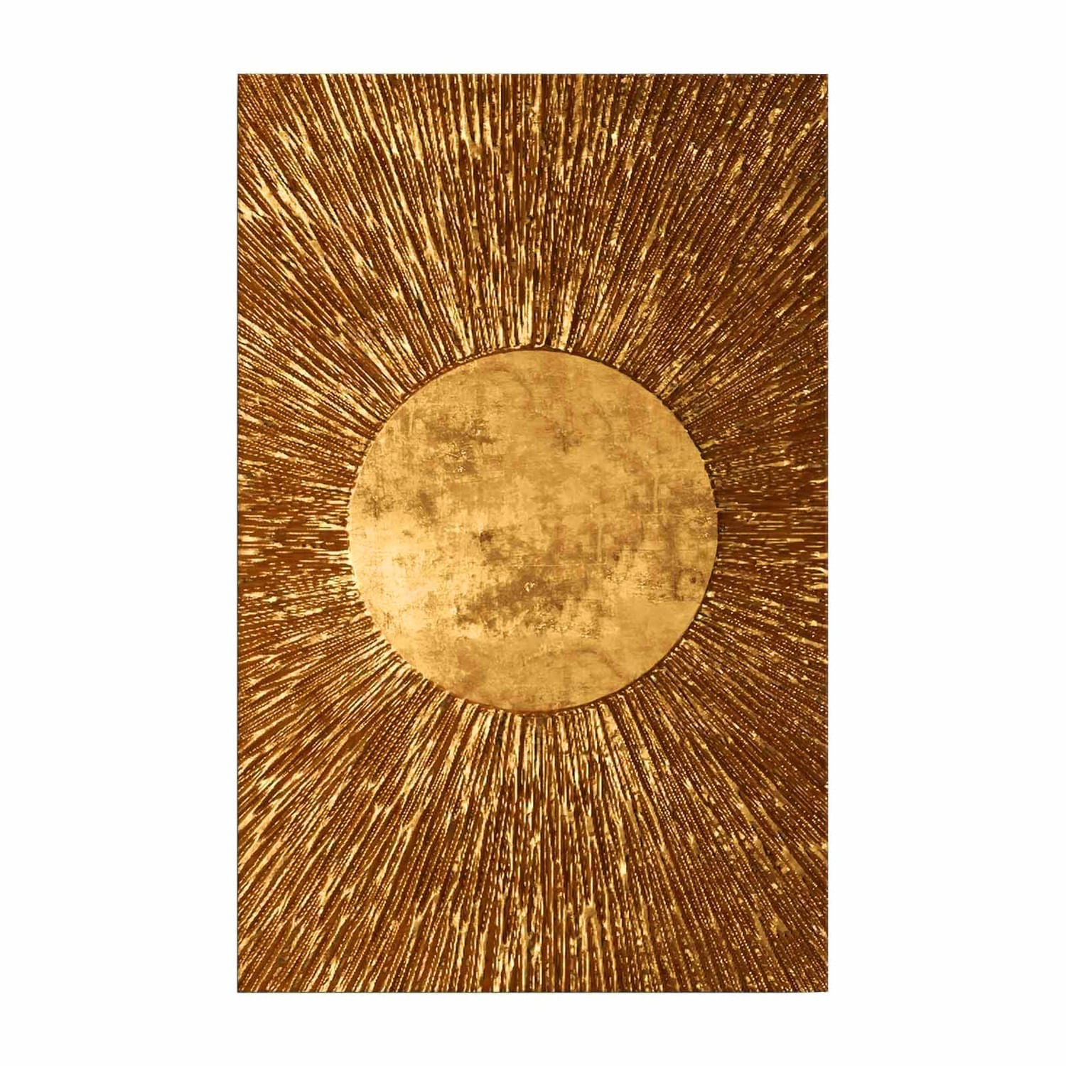 Tablou decorativ pe panza, Wallxpert, panza, auriu, 45x70 cm