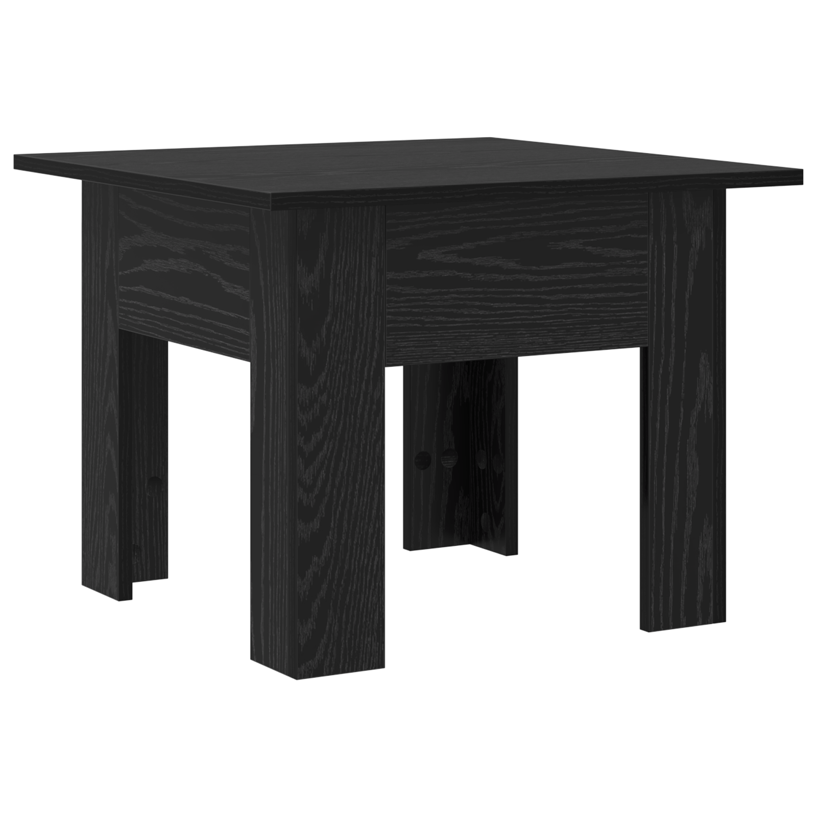 Masa de cafea Stejar negru 55 x 55 x 42 cm — imaginea 2
