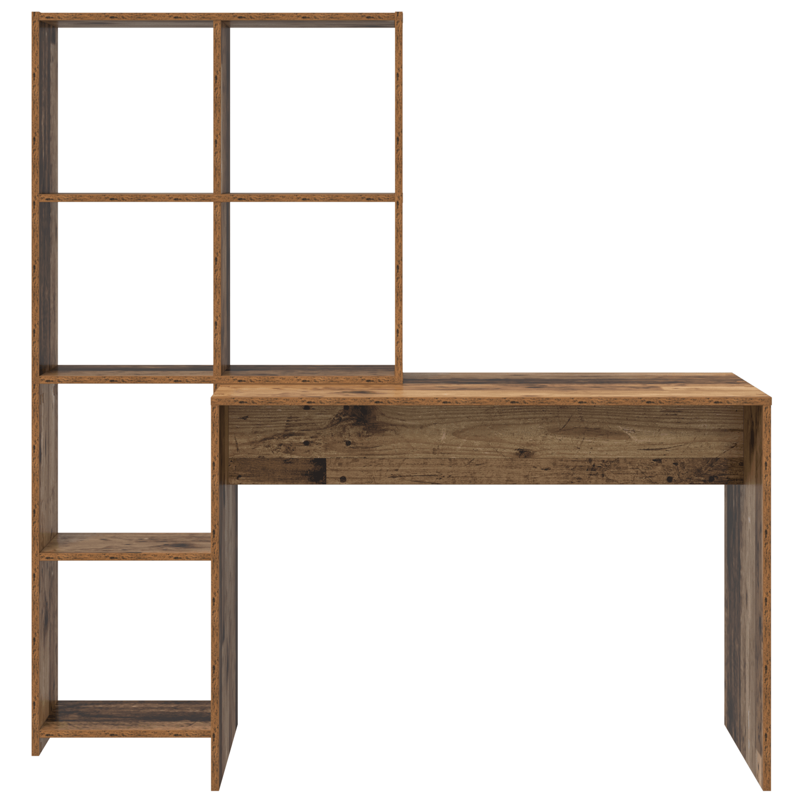 Birou cu raft Lemn vechi 138.5 x 55 x 143 cm Lemn compozit — imaginea 4