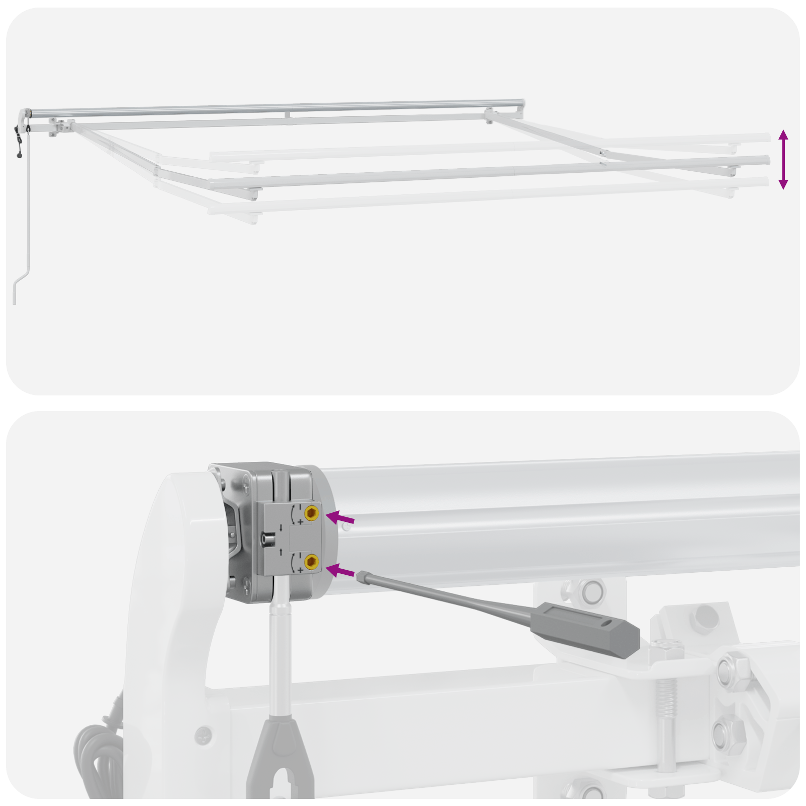 Cortina Retractabila Multicolor 300 x 250 cm Tesatura — imaginea 10