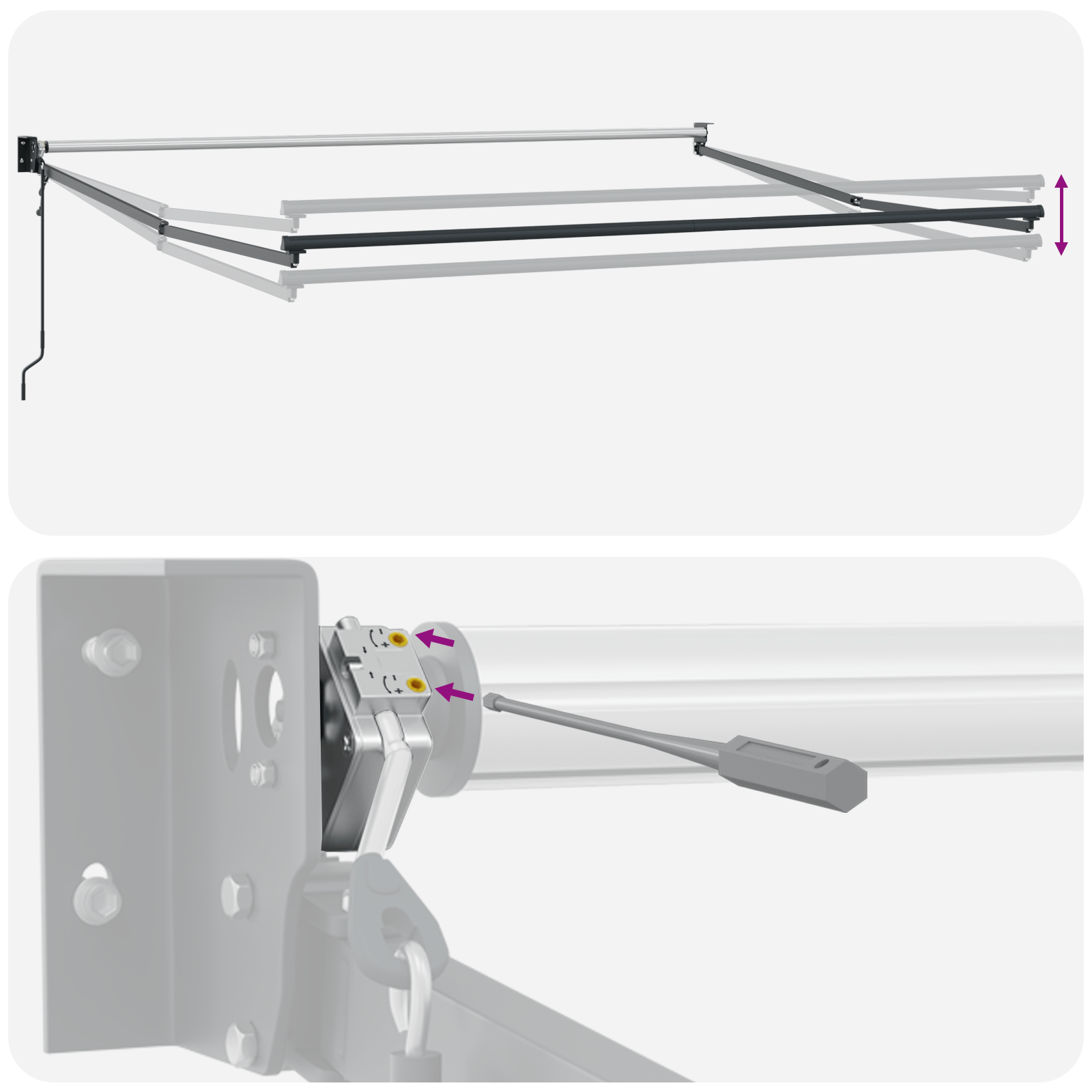 Cortina Retractabila Multicolor 300x250 cm Tesatura — imaginea 10
