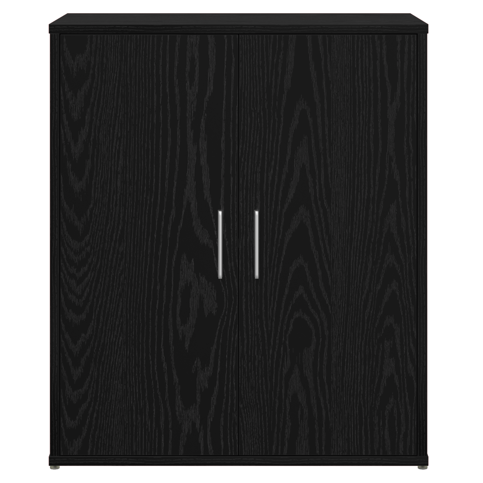 Bufet cu raft 2 pcs Stejar negru 60 x 31 x 70 cm Lemn compozit — imaginea 7