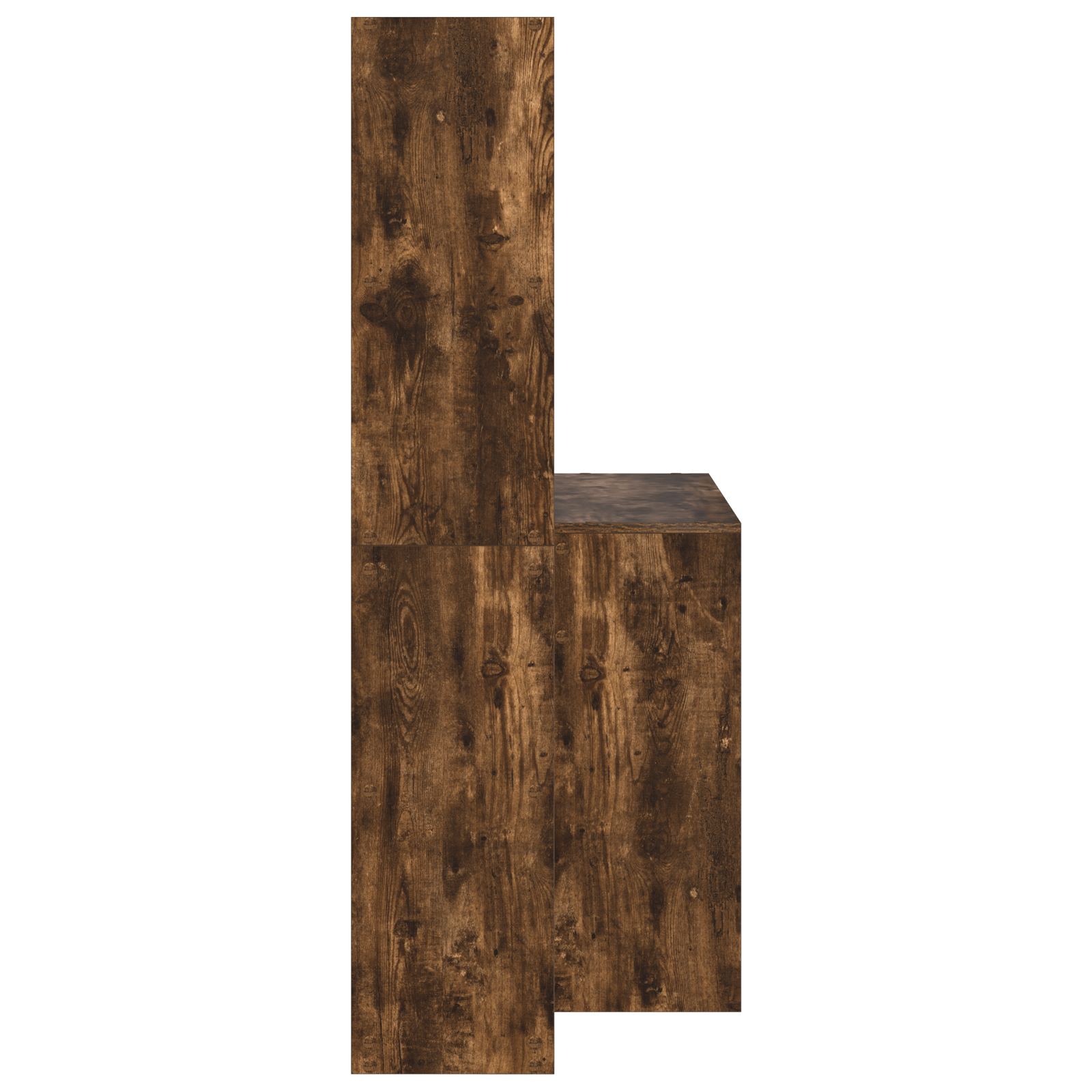 Birou cu raft Stejar afumat 138.5 x 55 x 143 cm Lemn compozit — imaginea 5