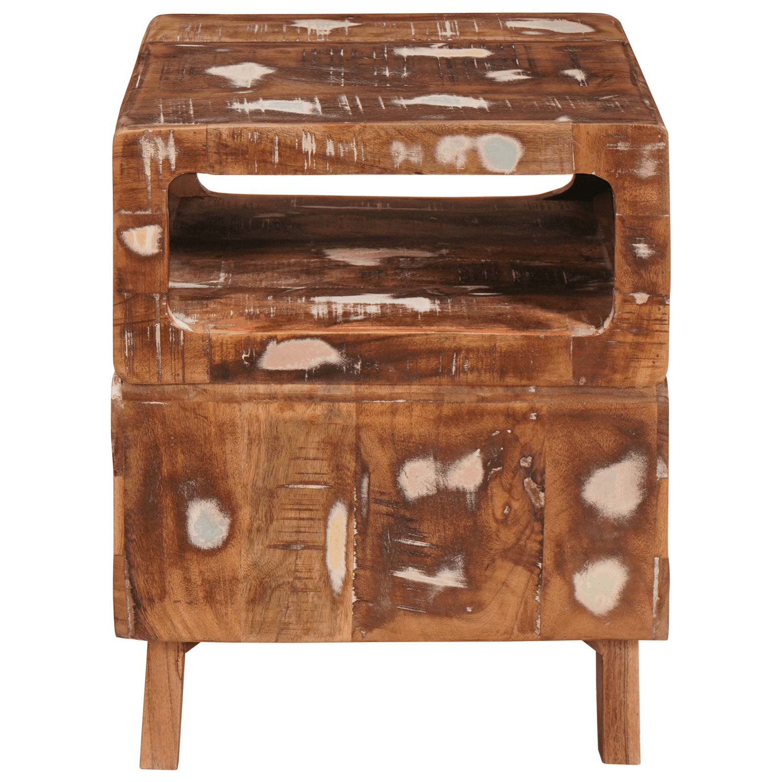 Mese de capat Multicolour 40 x 40 x 49 cm Lemn masiv reciclat — imaginea 5