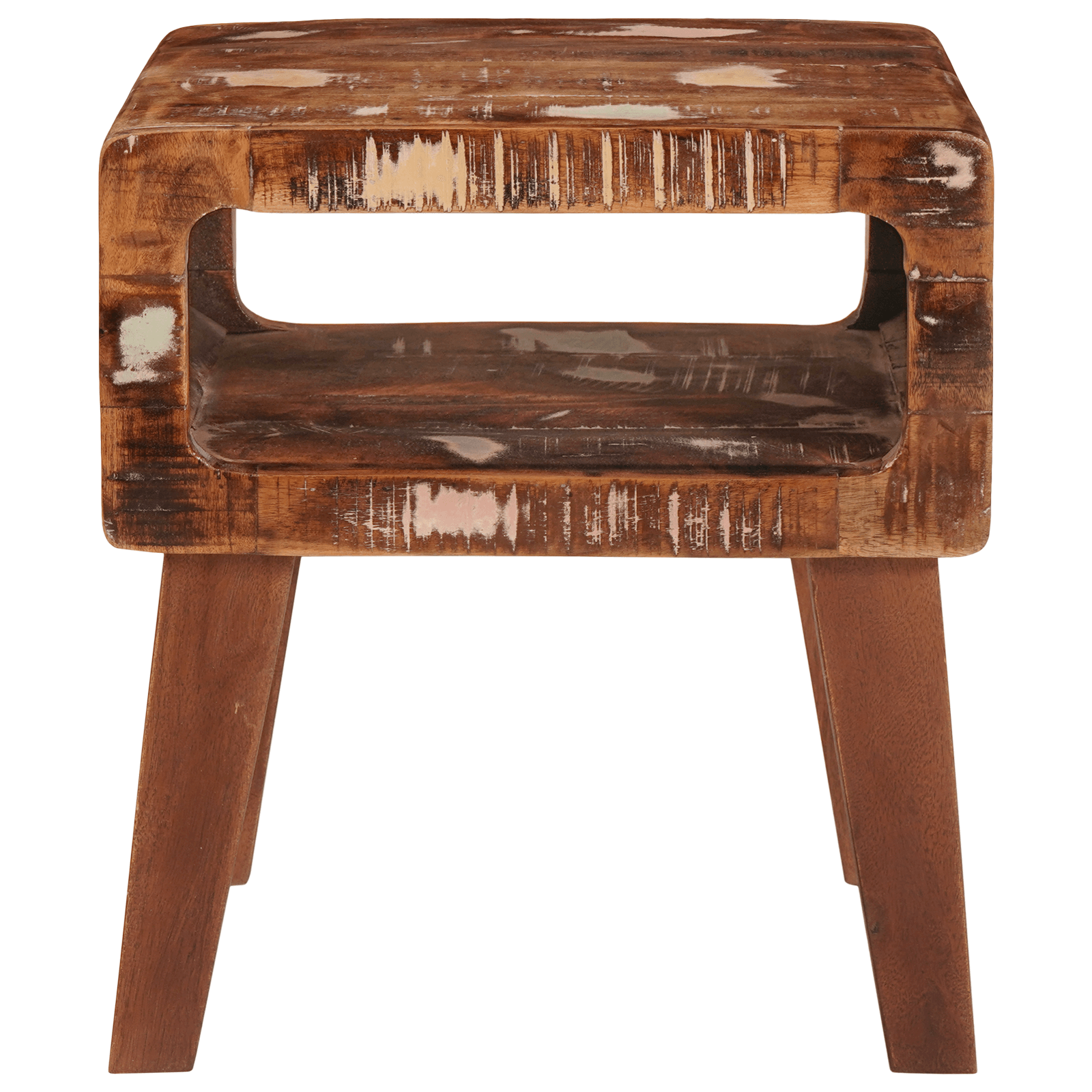 Mese de capat Multicolour 40 x 32 x 46 cm Lemn masiv reciclat — imaginea 4