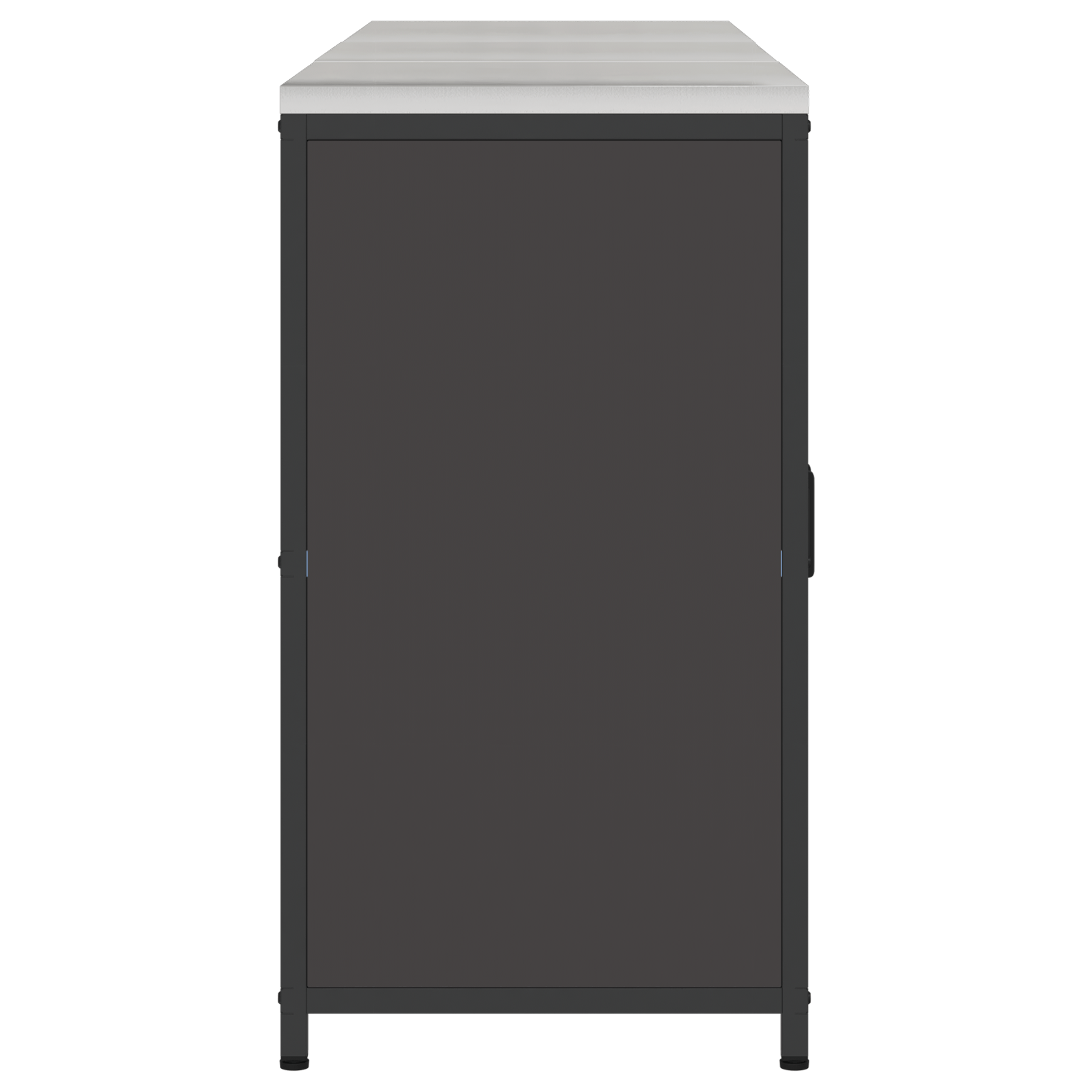 Set de depozitare pentru bucatarie 3 pcs Negru 180 x 50 x 92 cm — imaginea 9