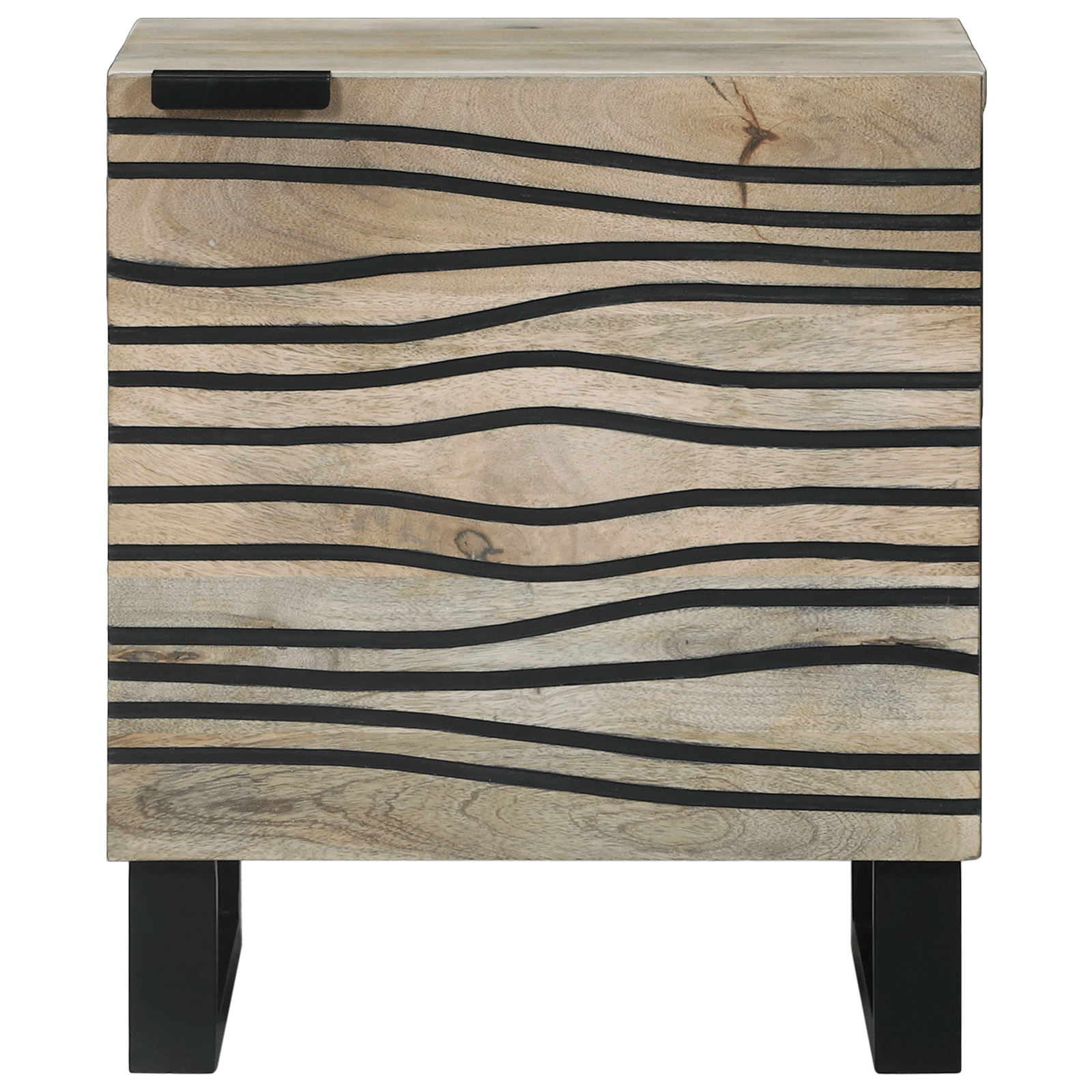 Noptiere 2 pcs natural 40 x 33.5 x 46 cm — imaginea 4