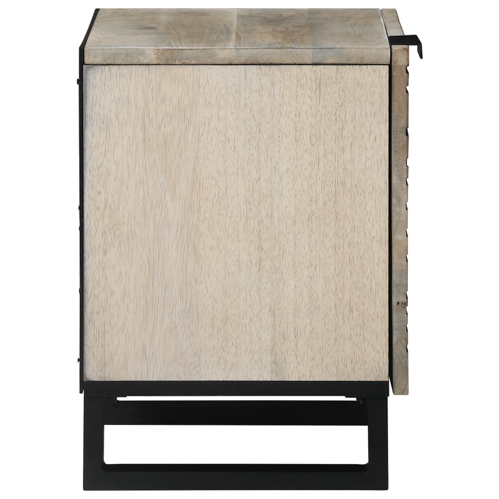 Noptiere 2 pcs natural 40 x 33.5 x 46 cm — imaginea 5