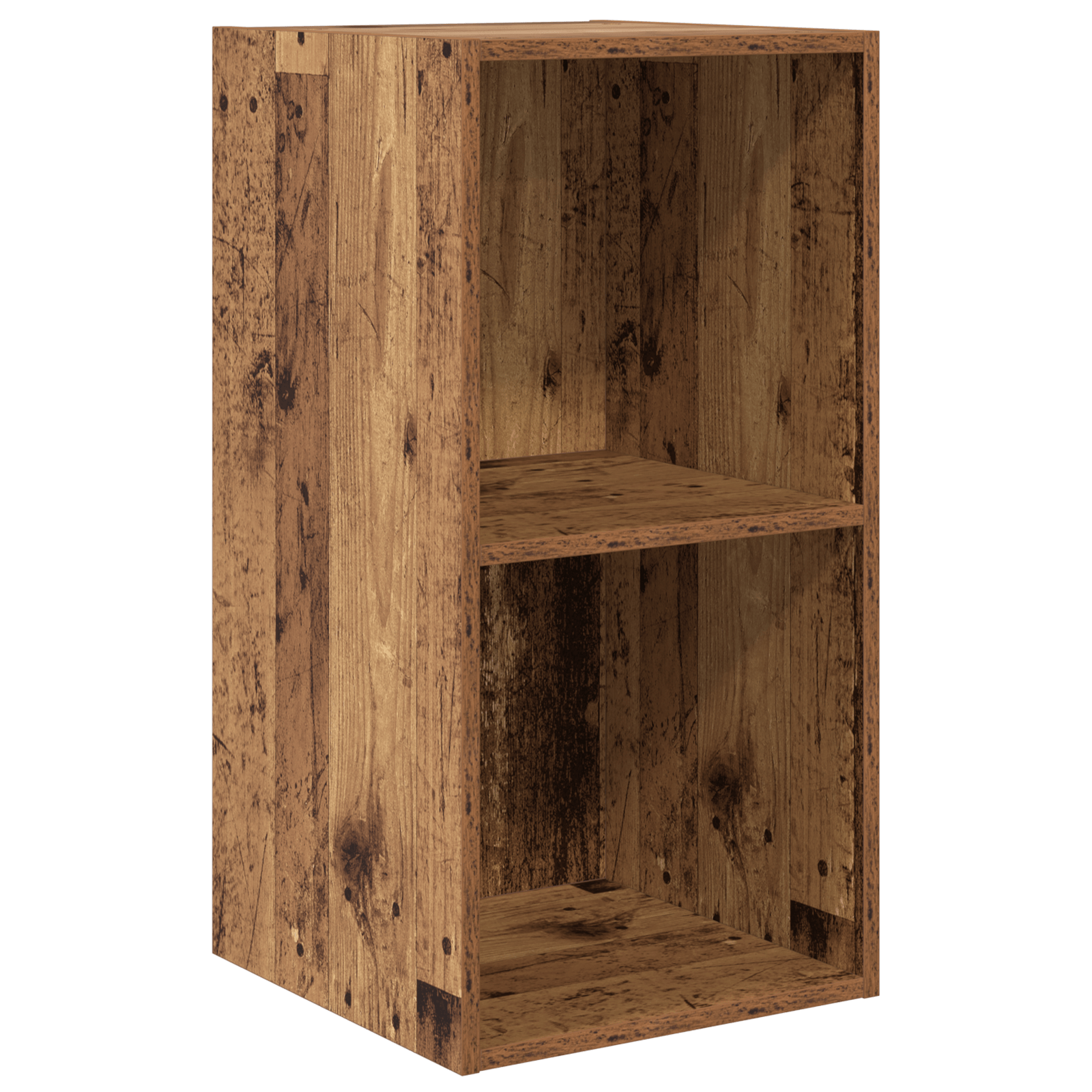 Dulap pentru TV pe Perete 2 pcs Lemn vechi 37 x 37 x 72 cm — imaginea 5