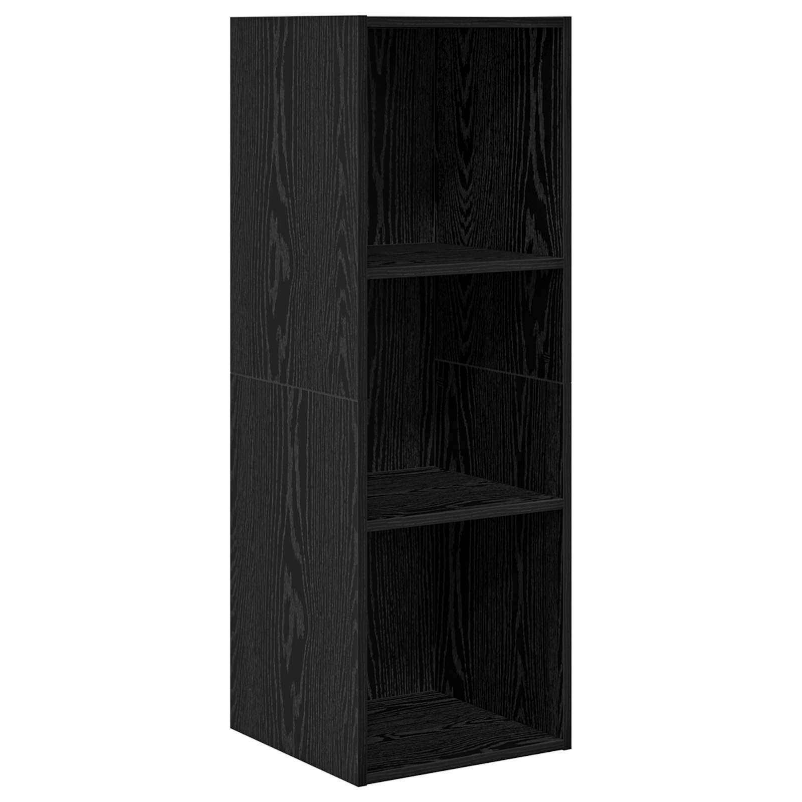 Dulap pentru TV pe Perete 4 pcs Stejar negru 37 x 37 x 107.5 cm — imaginea 5
