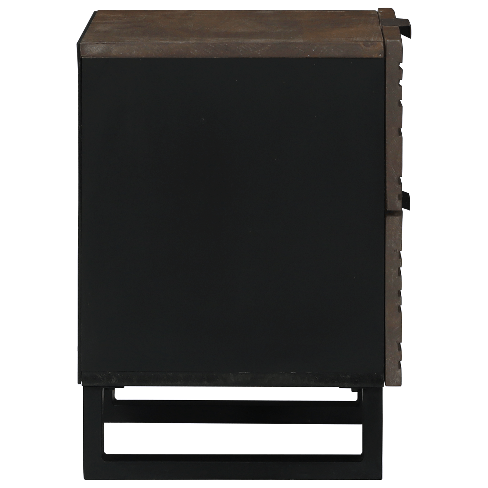 Noptiera cu sertar castan 40 x 33.5 x 46 cm — imaginea 5
