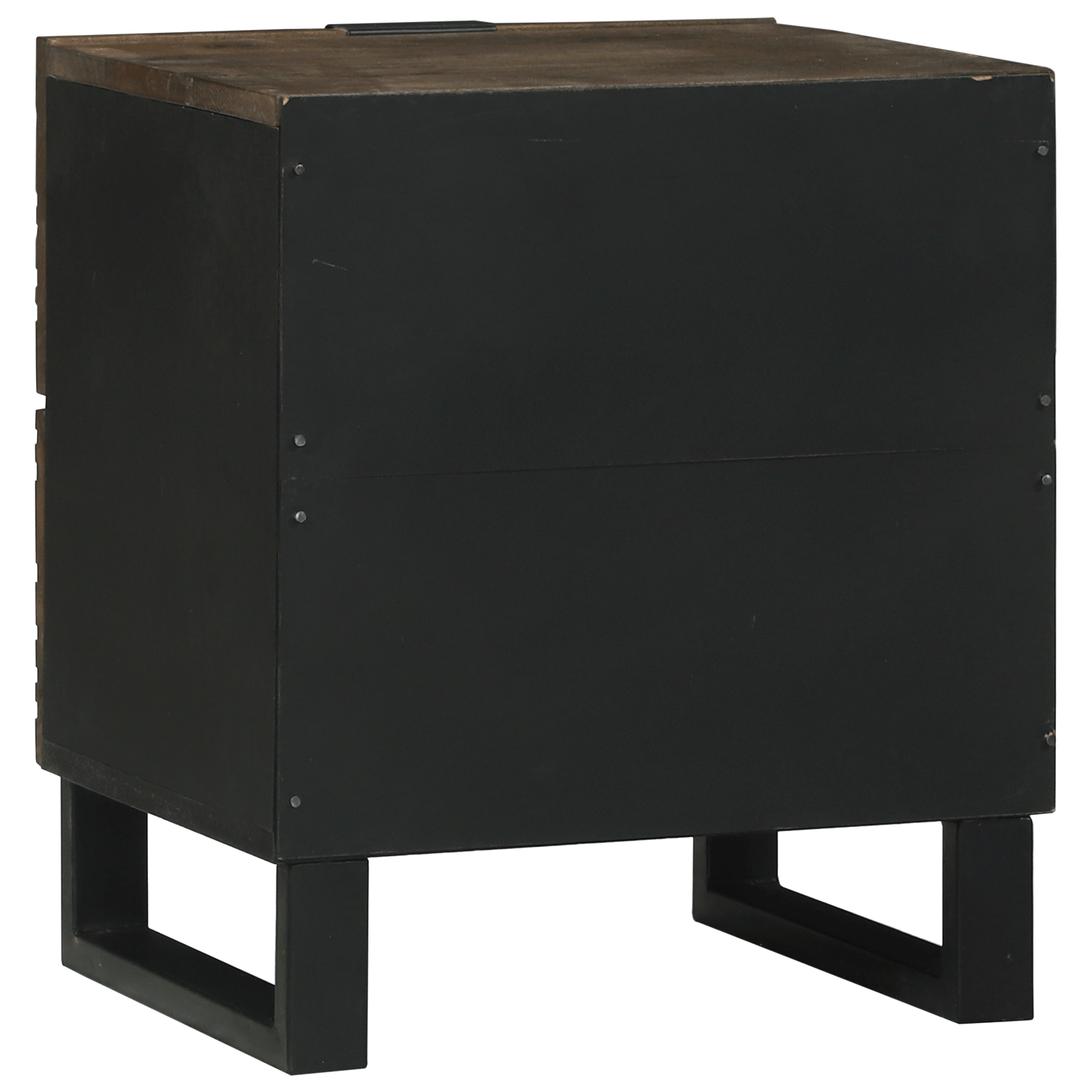 Noptiera cu sertar castan 40 x 33.5 x 46 cm — imaginea 6